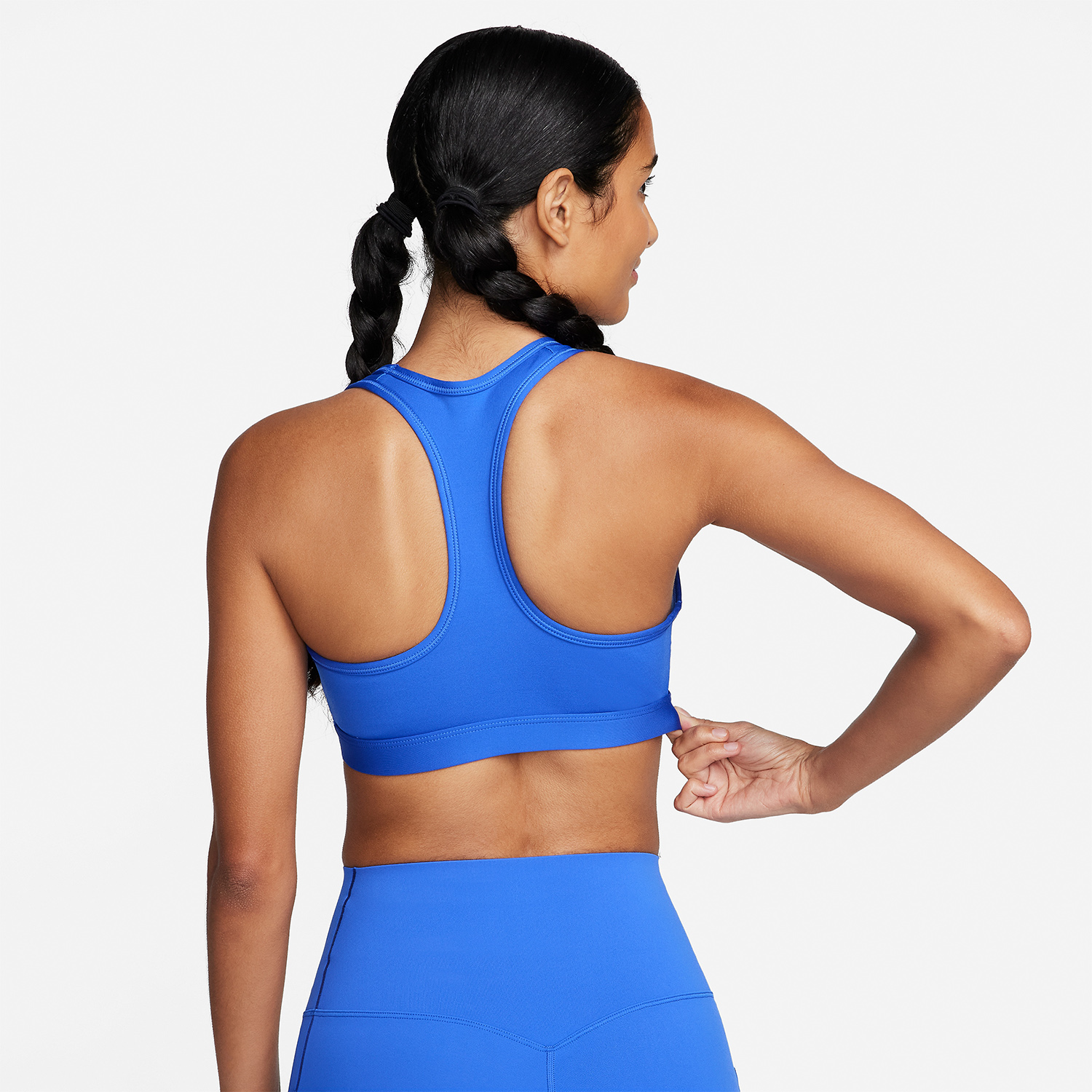 Nike Swoosh Dri-FIT Reggiseno Sportivo Hyper Royal/Black