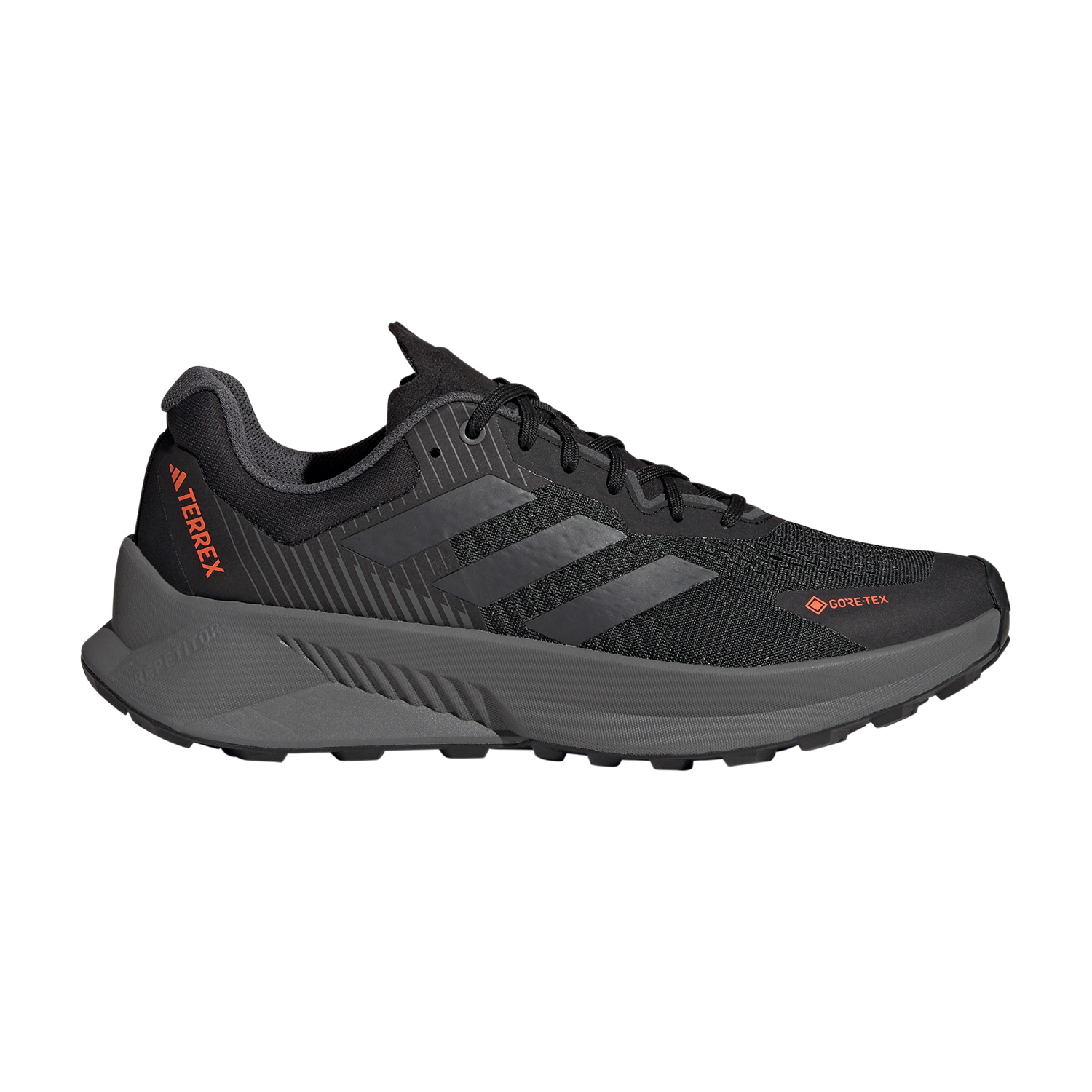 adidas Terrex Soulstride Flow GTX Core Black/Grey Six/Impact Orange