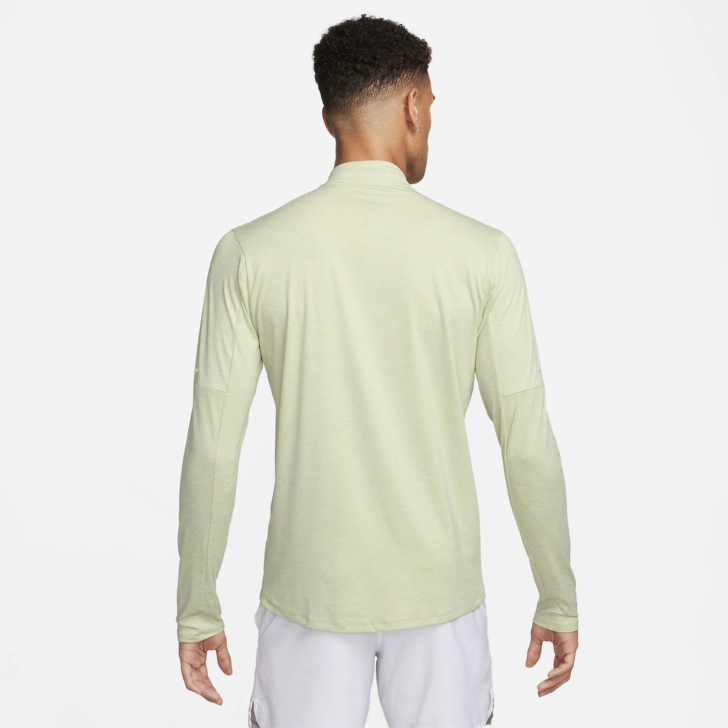 Nike Dri-FIT Element Logo Maglia Olive Aura/Sea Glass/Heather/Reflective Silver