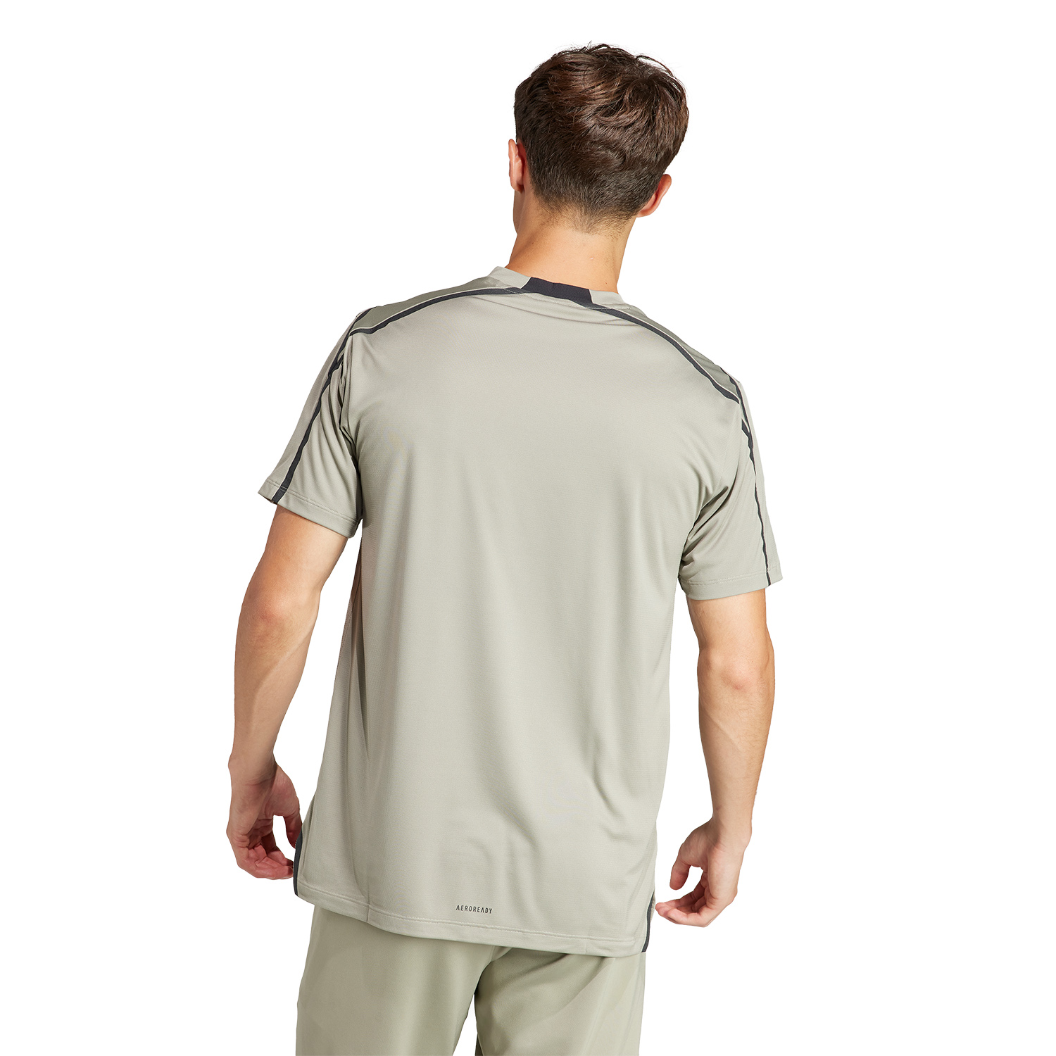 adidas D4T adistrong Maglietta Silver Pebble/Black