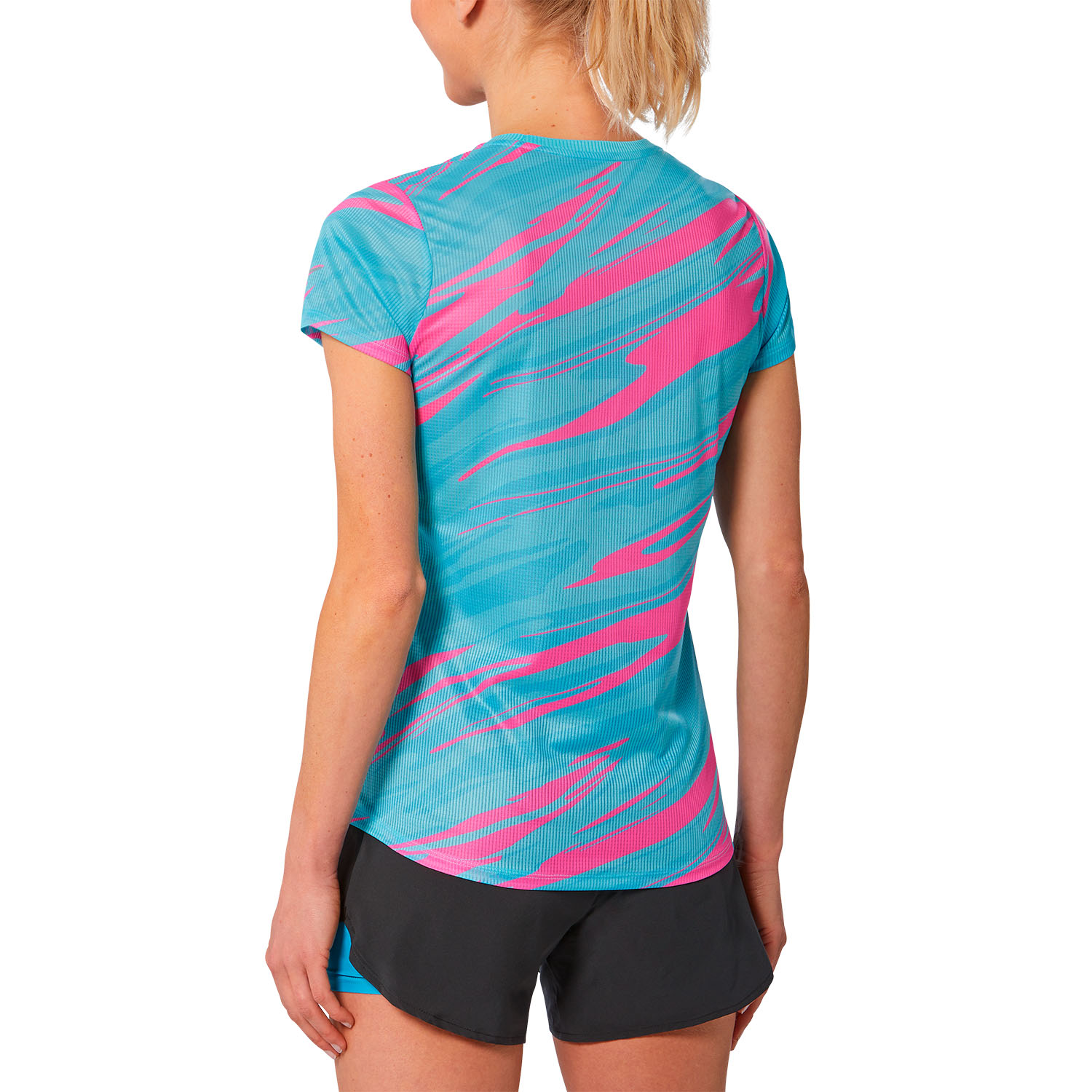 Mizuno Dryaeroflow Graphic Logo Maglietta Antigua Sand