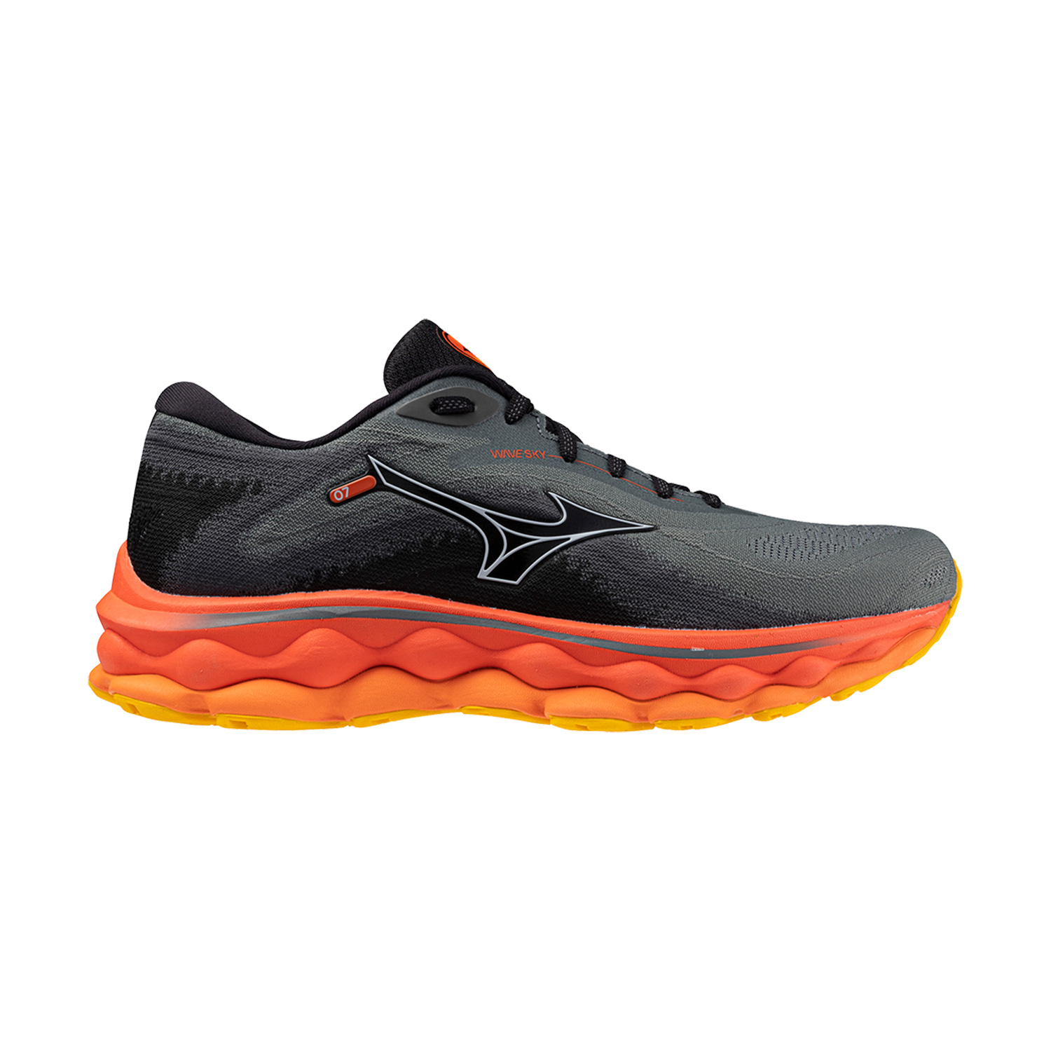 Mizuno Wave Sky 7 Turbulence/Nickel/Hot Coral