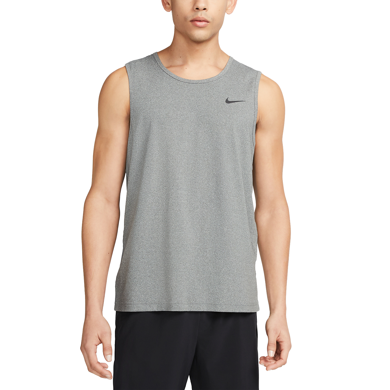 Nike Dri-FIT Hyverse Canotta Smoke Grey/Heather/Black