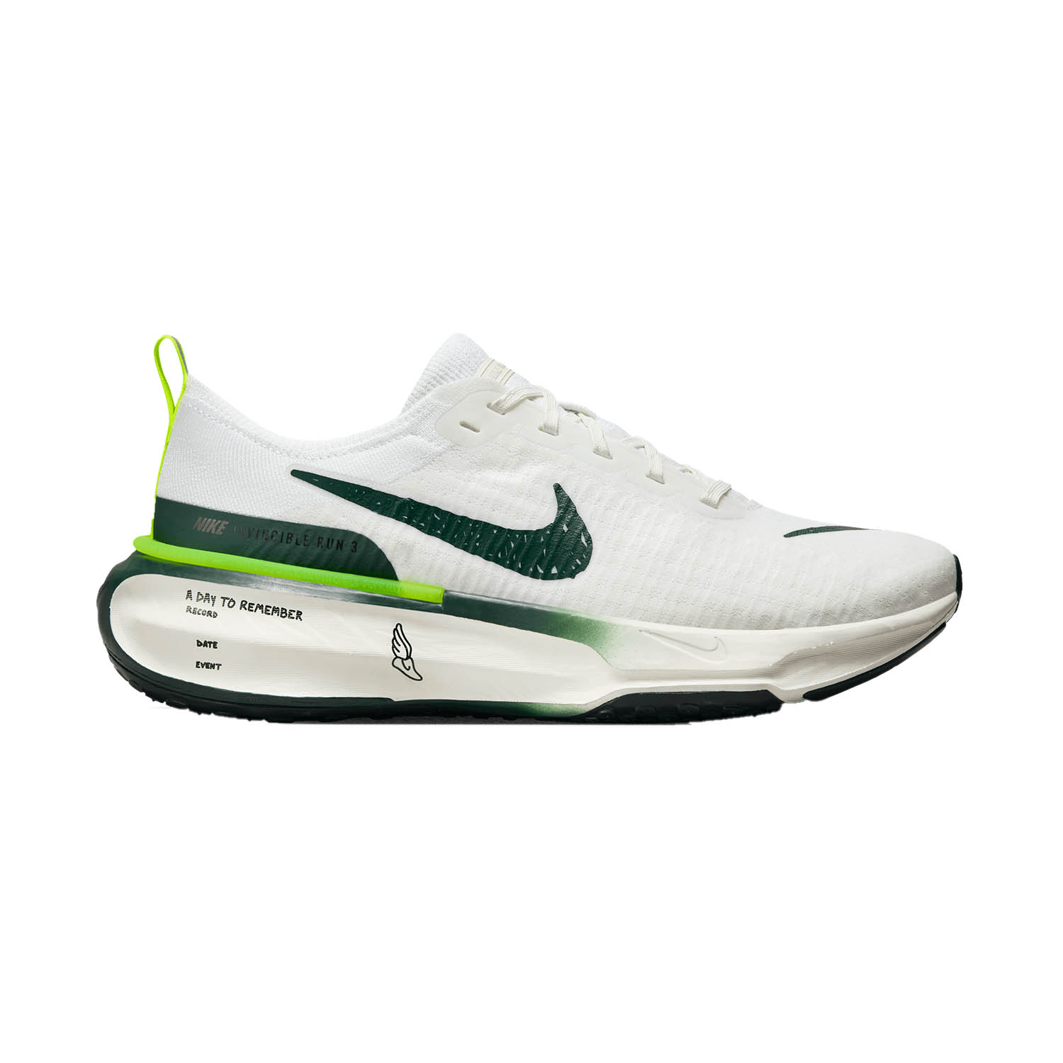 Nike ZoomX Invincible Run Flyknit 3 White/Pro Green/Volt/Black
