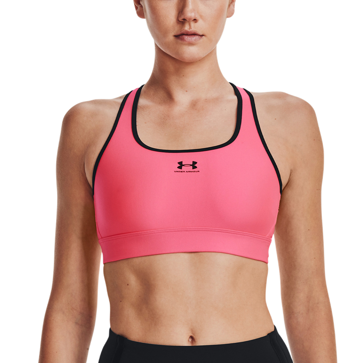 Under Armour Authentics Reggiseno Sportivo Cerise/Black