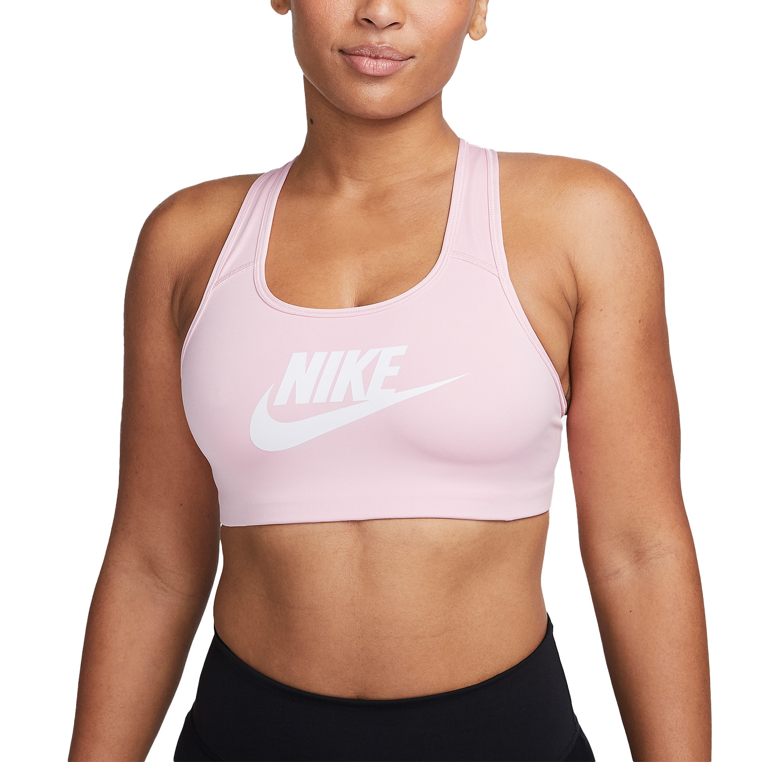 Nike Futura Reggiseno Sportivo Med Soft Pink/White