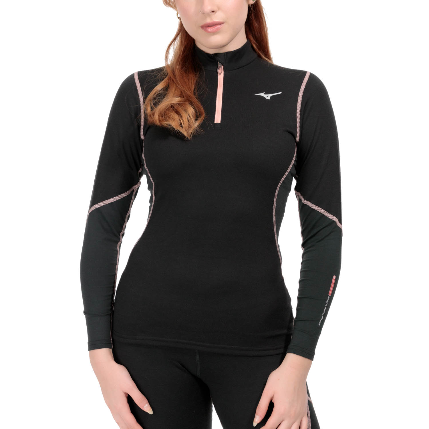 Mizuno Merino Wool Maglia Black/Apricot Blush