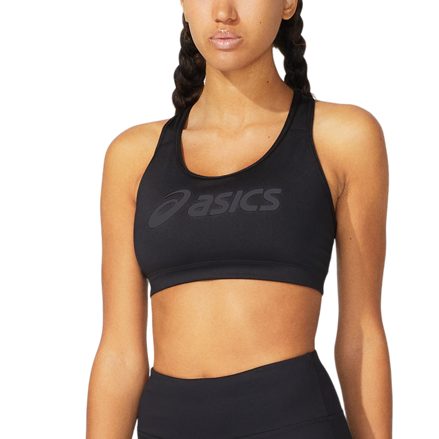 Asics Core Logo Reggiseno Sportivo Performance Black