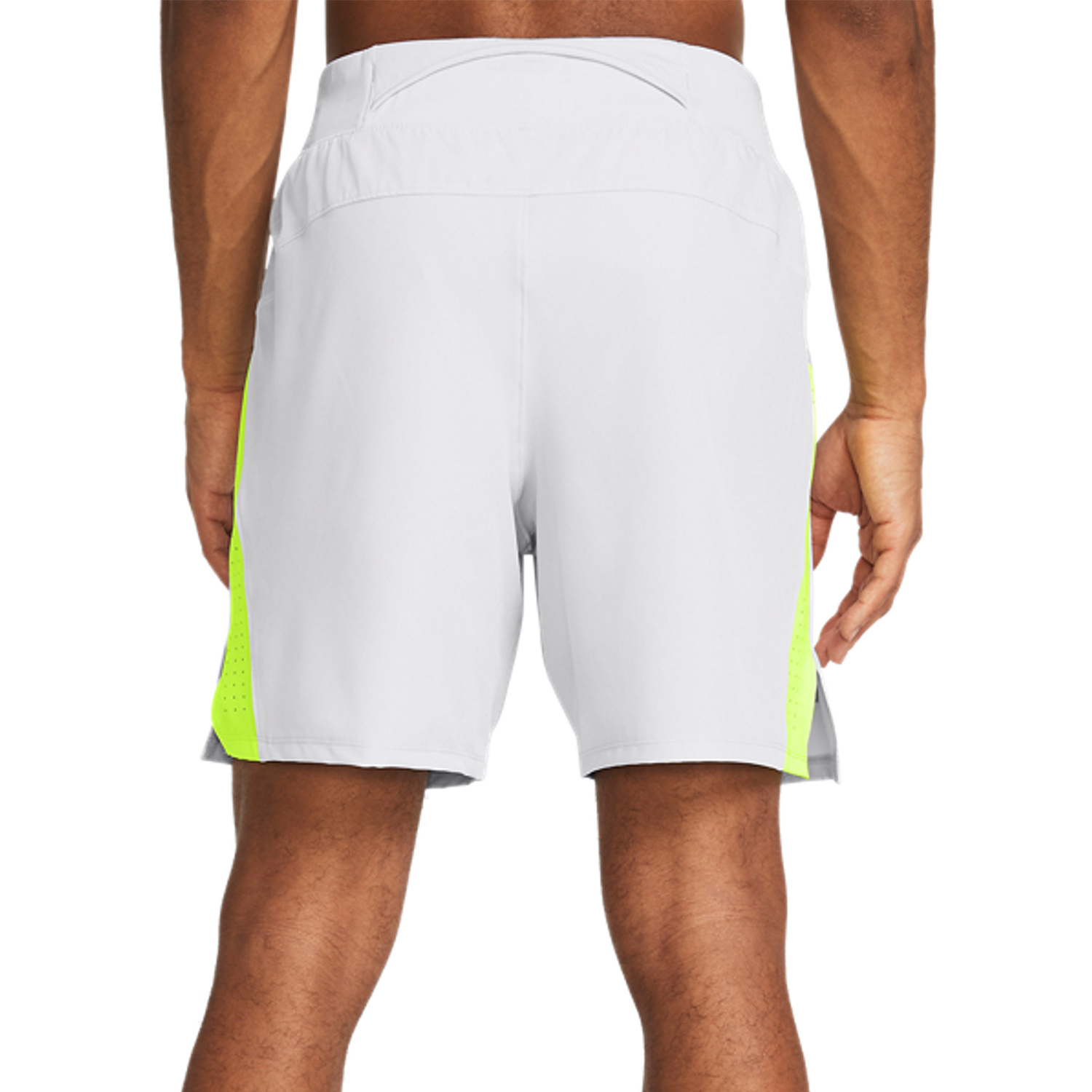 Under Armour Launch Elite 7in Pantaloncini Halo Grey/High Vis Yellow/Reflective