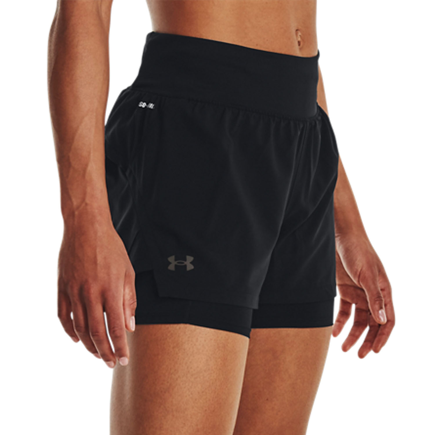 Under Armour Elite 2 in 1 3in Pantaloncini Black/Reflective