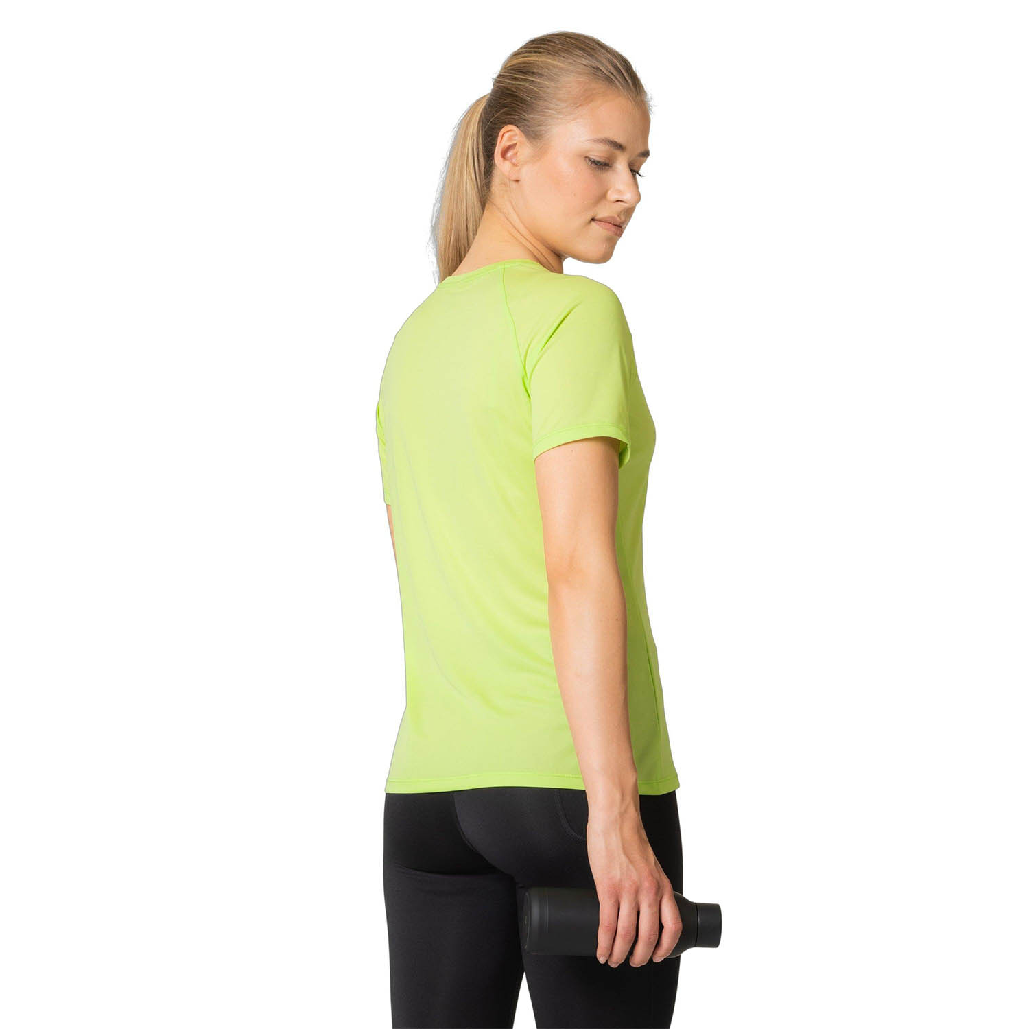 Odlo Crew Essential Print Maglietta Sharp Green