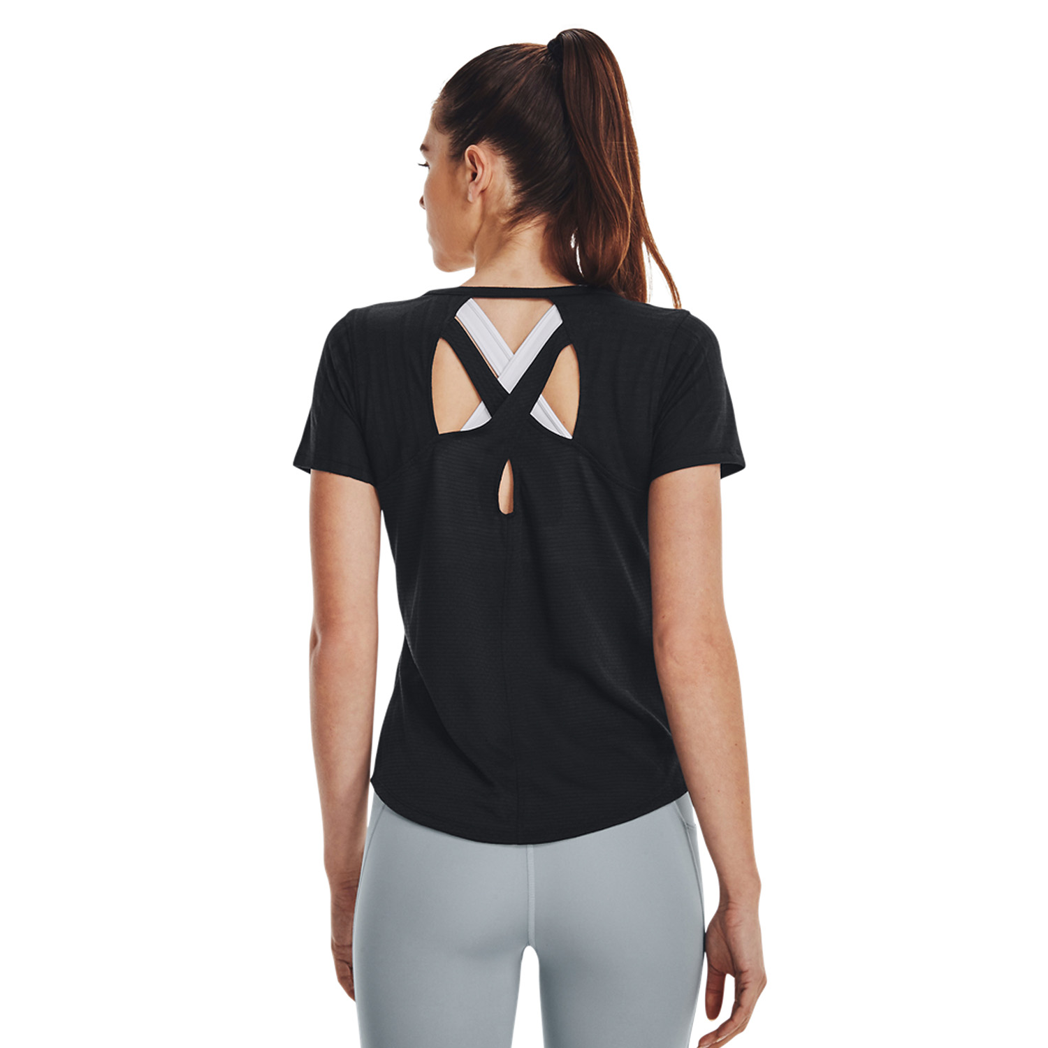 Under Armour Streaker Deco Diamond Maglietta Black/Reflective