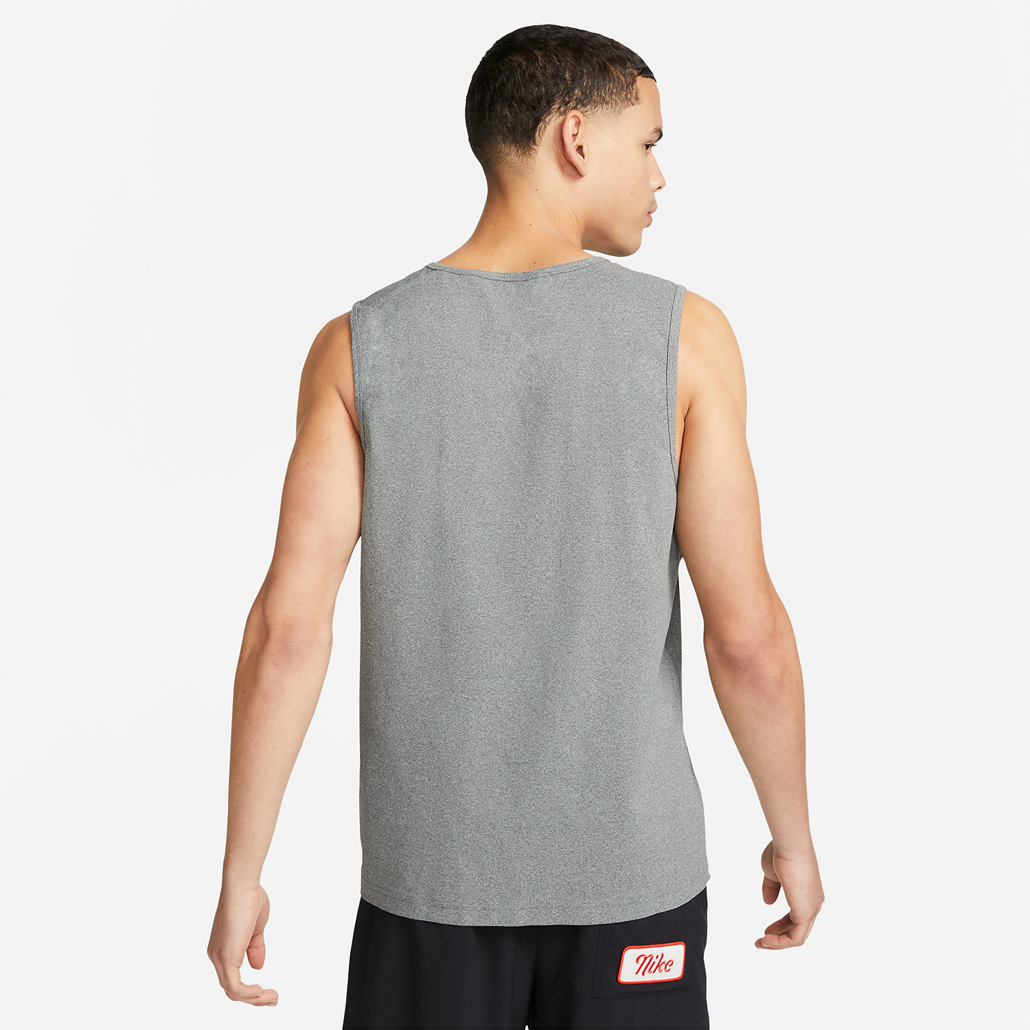 Nike Dri-FIT Hyverse Canotta Smoke Grey/Heather/Black