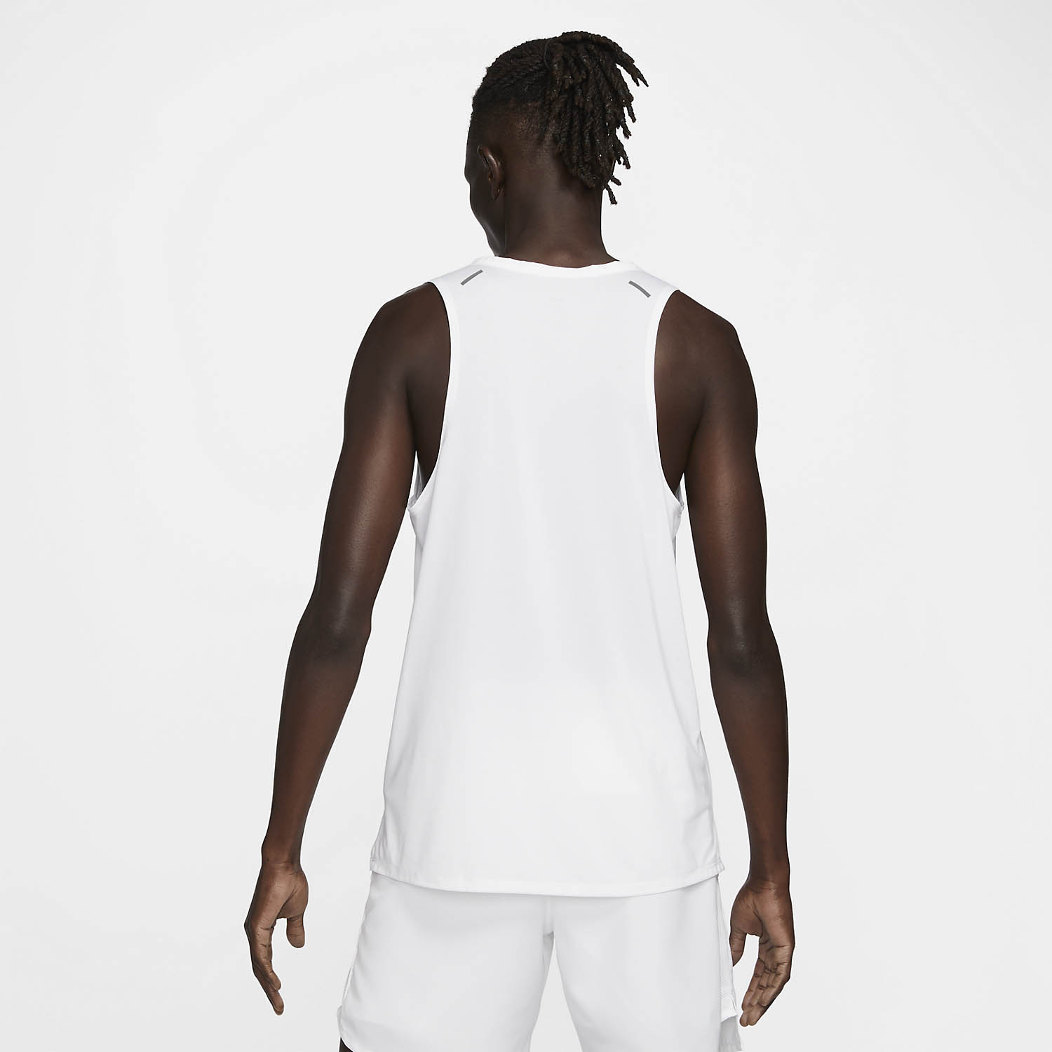 Nike Dri-FIT Rise 365 Canotta White/Reflective Silver