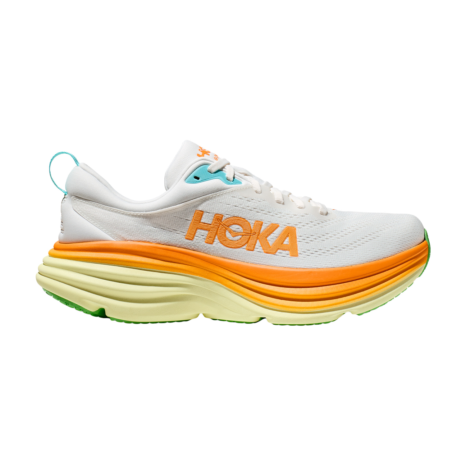 Hoka Bondi 8 Blanc De Blanc/Solar Flare