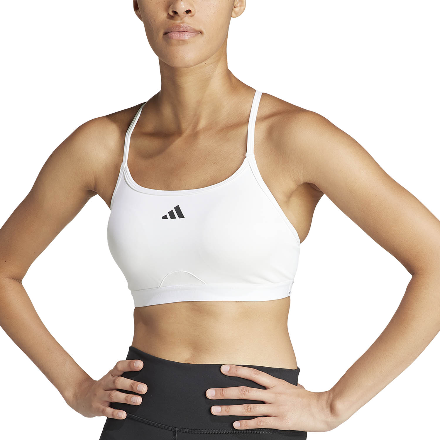 adidas AEROREADY Reggiseno Sportivo White