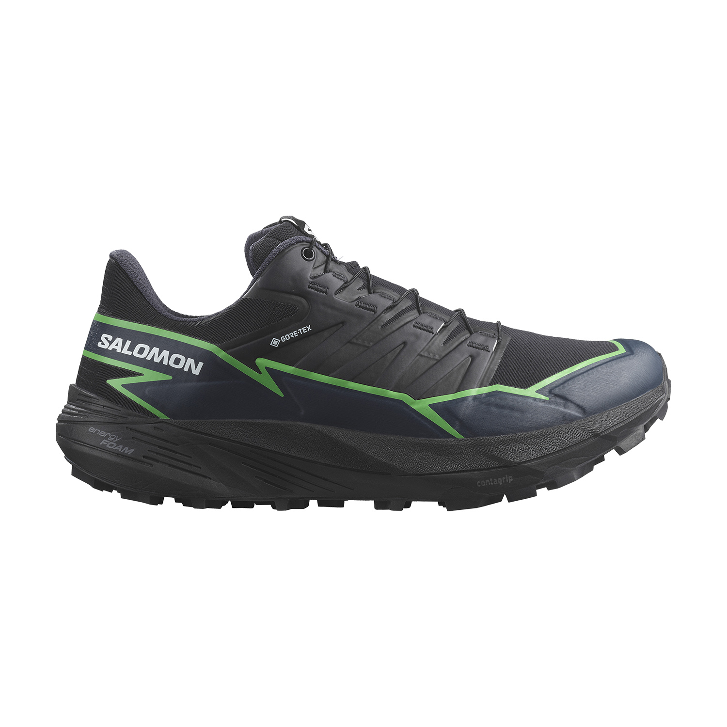 Salomon Thundercross GTX Black/Green Gecko