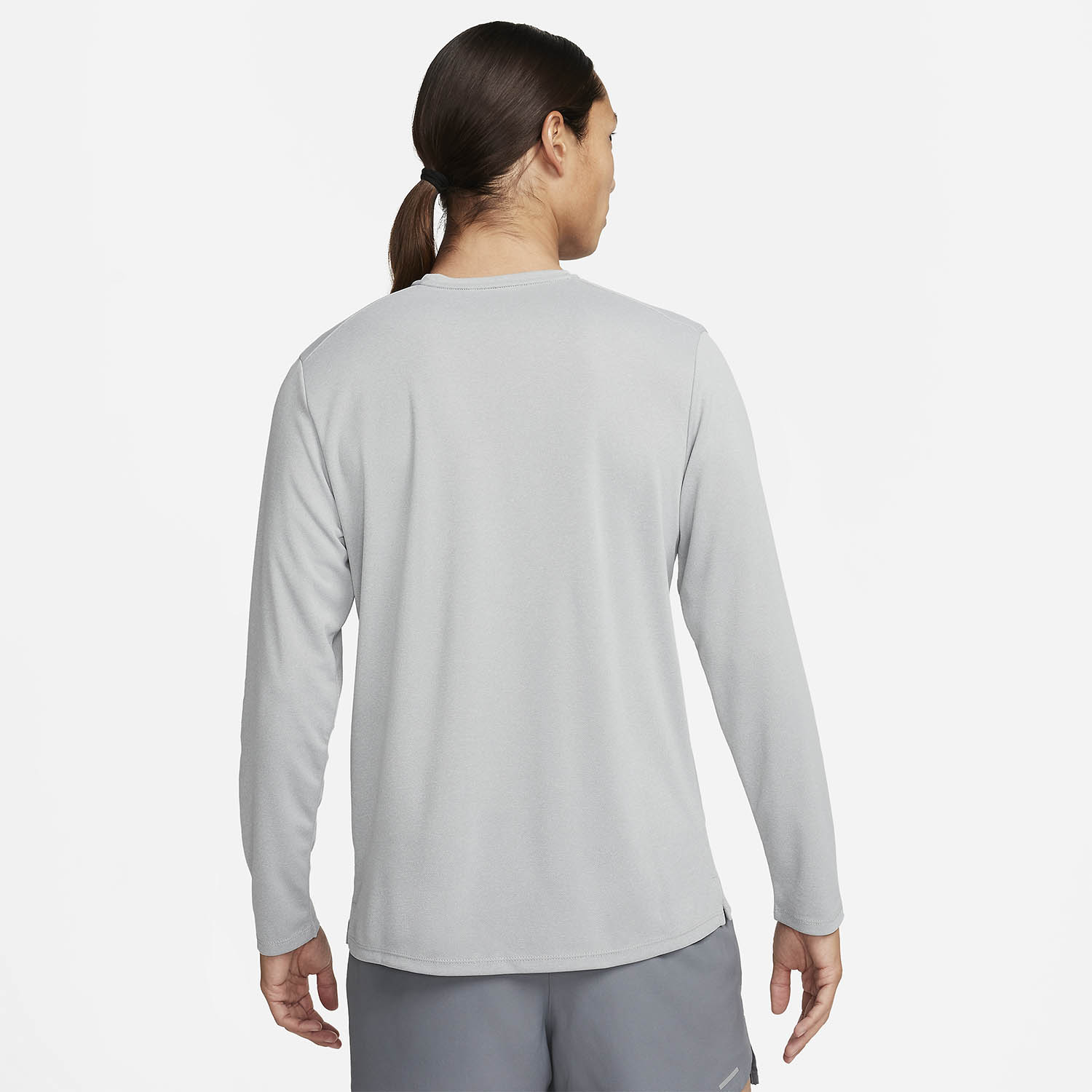 Nike Dri-FIT UV Miler Maglia Grey Fog/Particle Grey/Reflective Silver