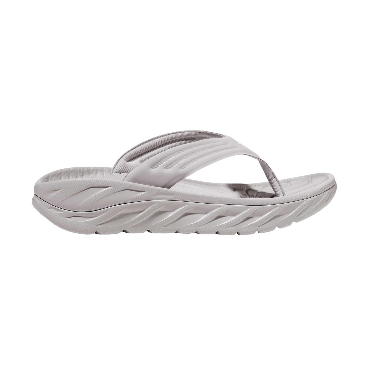 Hoka Ora Recovery Flip Lunar Rock/White