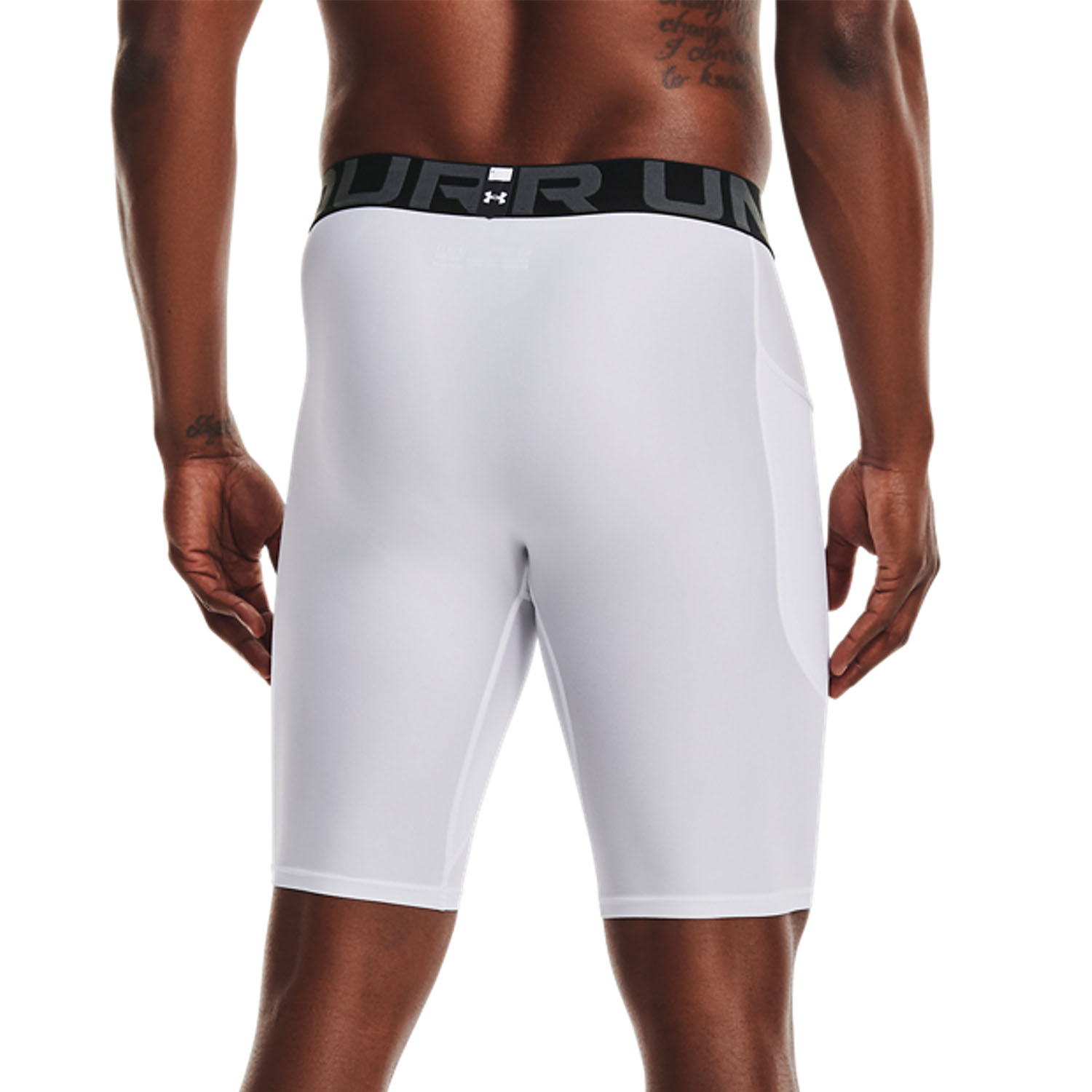 Under Armour HeatGear Pro Calzamaglia Corta White/Black