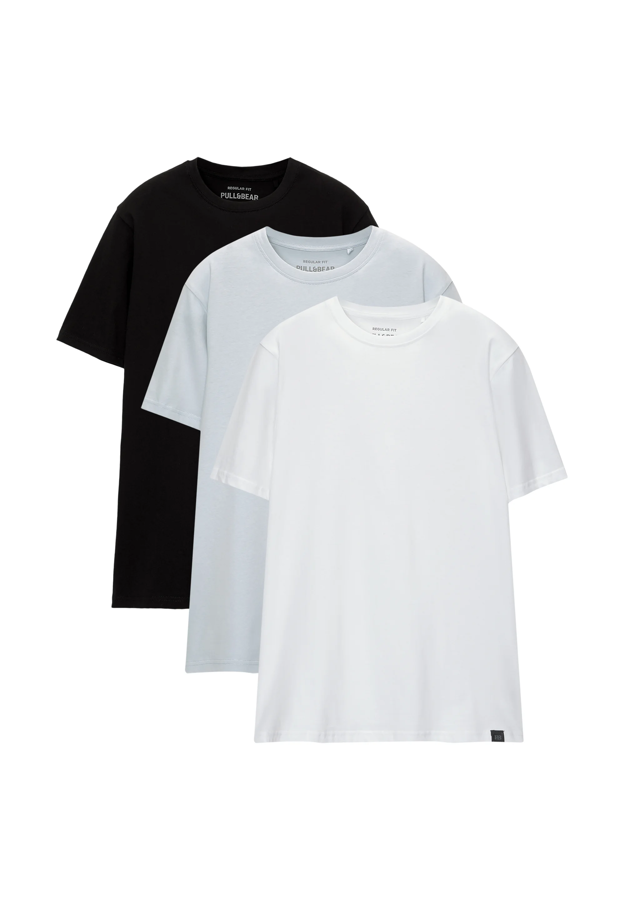 PULL&BEAR PACK OF 3 - T-shirt basic
