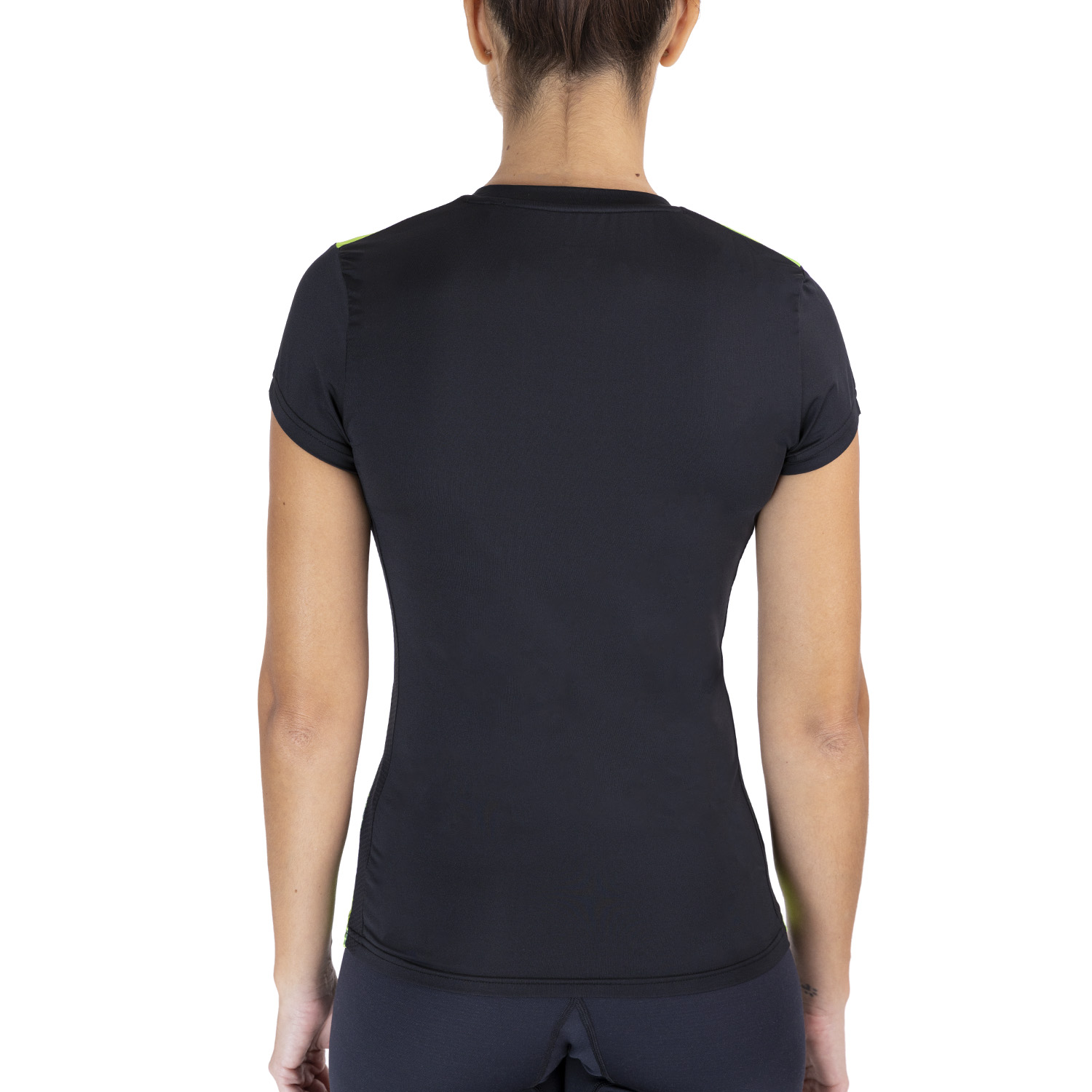 Joma Elite VIII Maglietta Black/Fluor Green