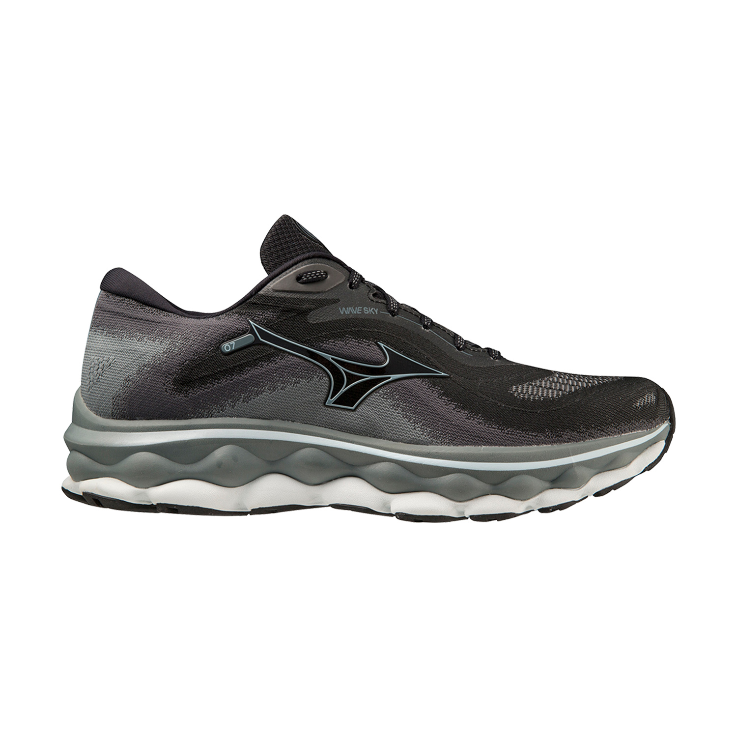 Mizuno Wave Sky 7 Black/Glacial Ridge/Stormy Weather