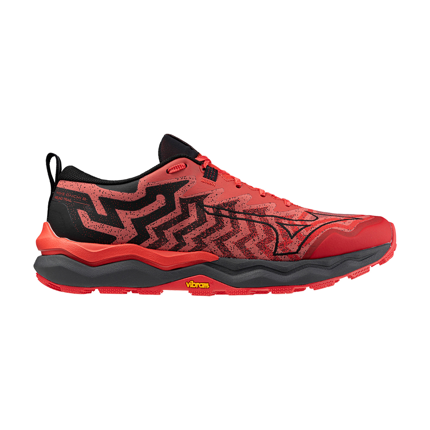 Mizuno Wave Daichi 8 Cayenne/Black/High Risk Red