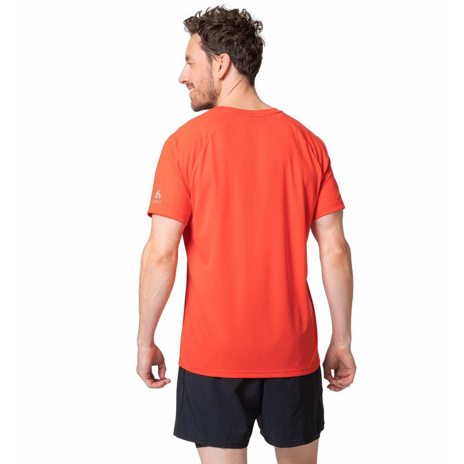 Odlo Crew Essential Print Maglietta Firelight