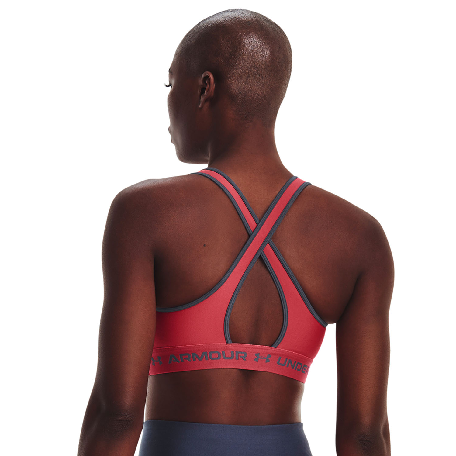 Under Armour Crossback Mid Reggiseno Sportivo After Burn