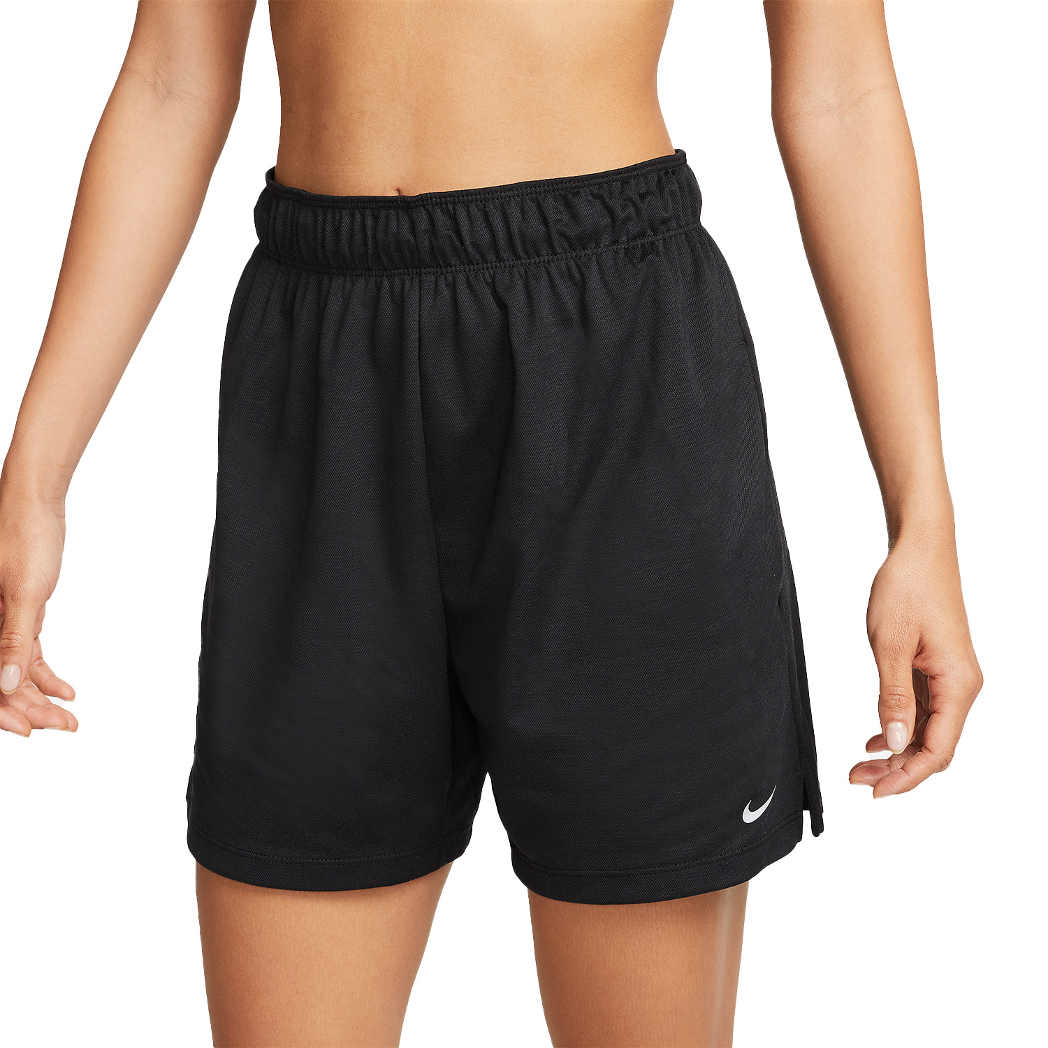 Nike Dri-FIT Attack Logo 5in Pantaloncini Black/White/Reflective Silver