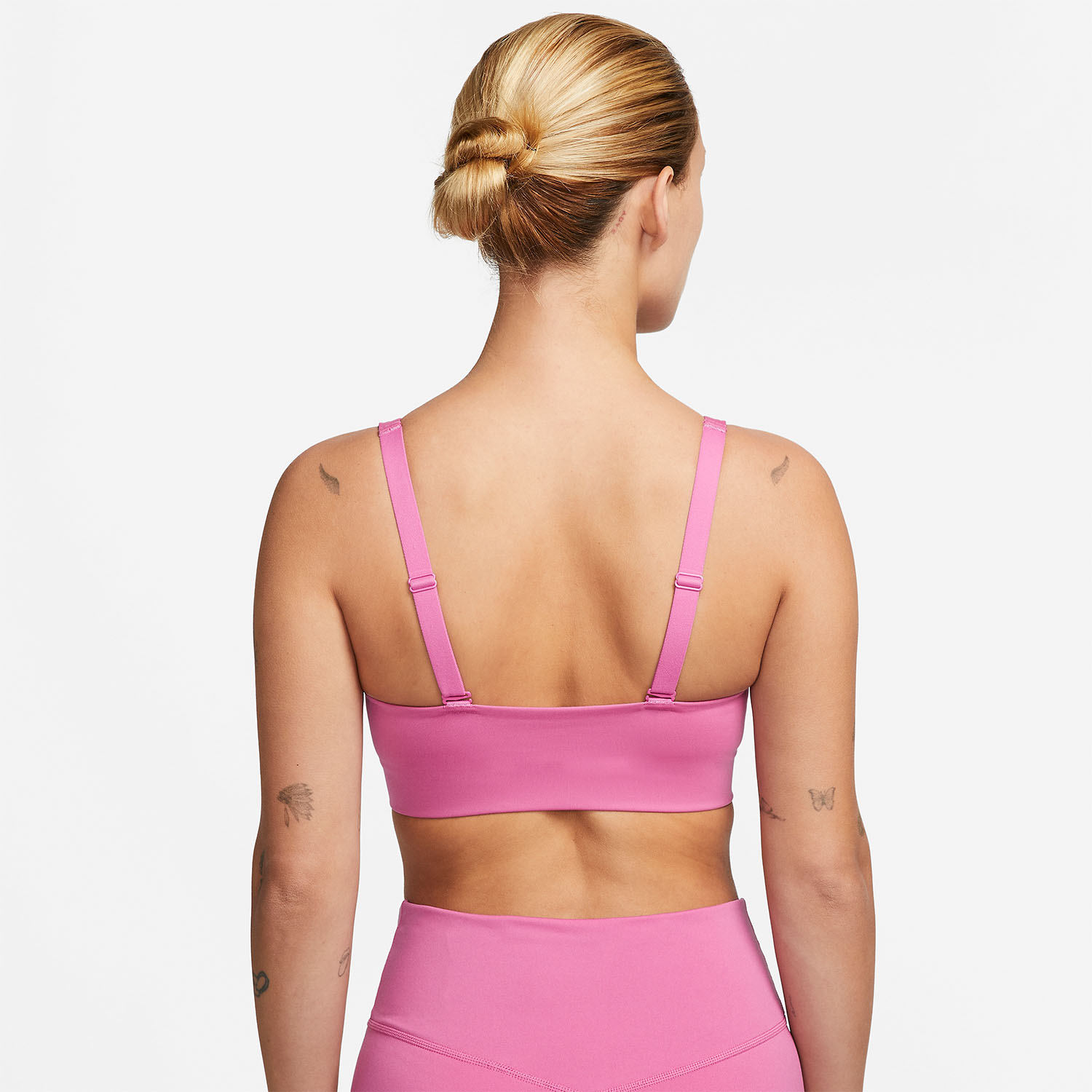 Nike Dri-FIT Indy Reggiseno Sportivo Cosmic Fuchsia/Fossil Stone