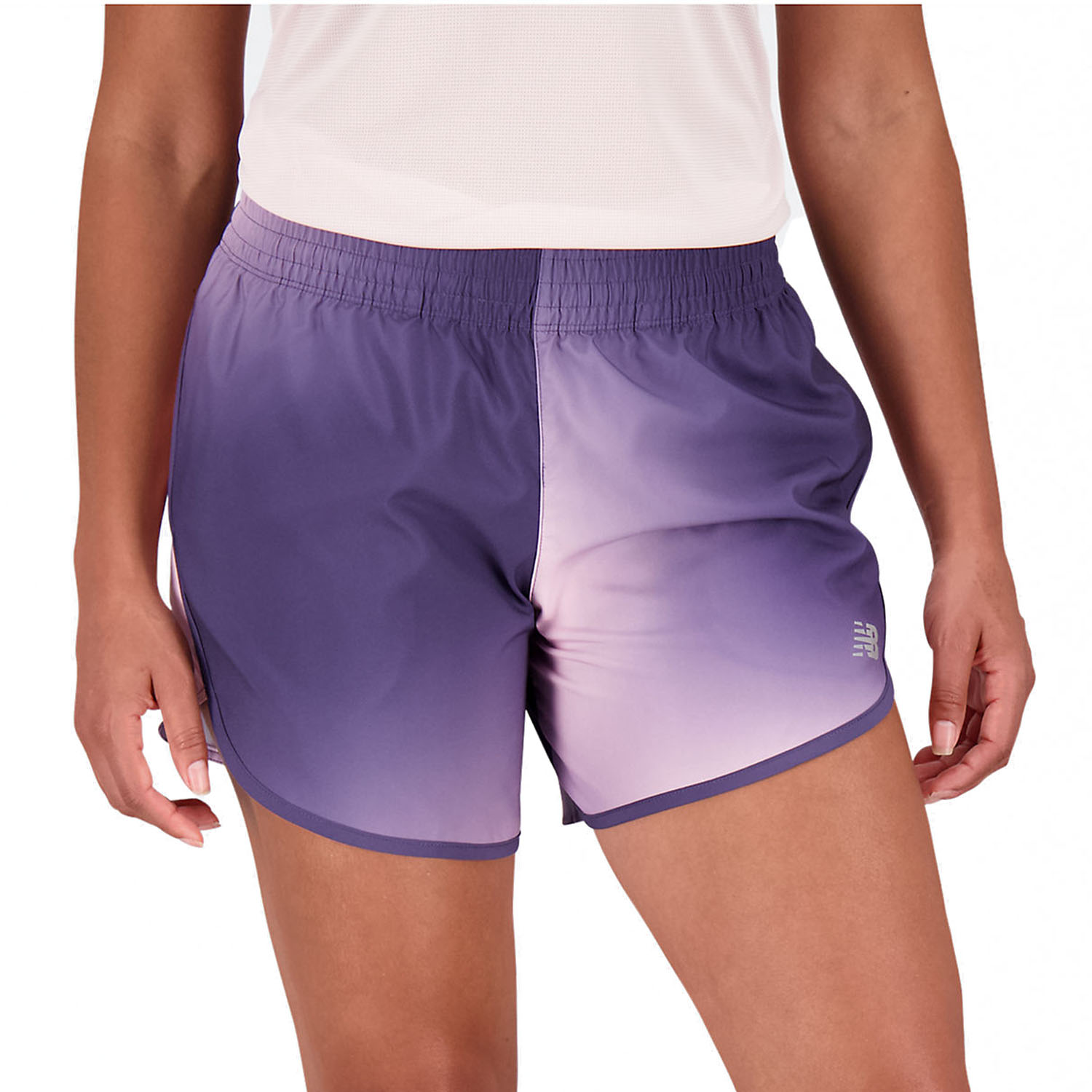 New Balance Printed Accelerate 5in Pantaloncini Lilac Cloud