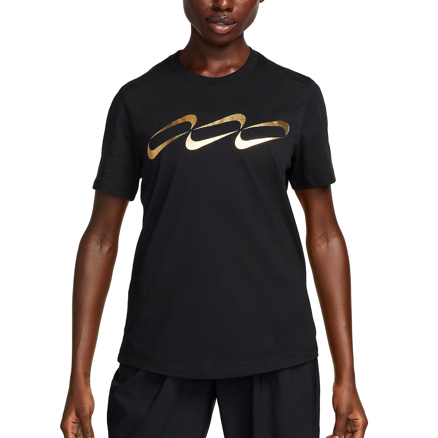 Nike Dri-FIT Crew Maglietta Black