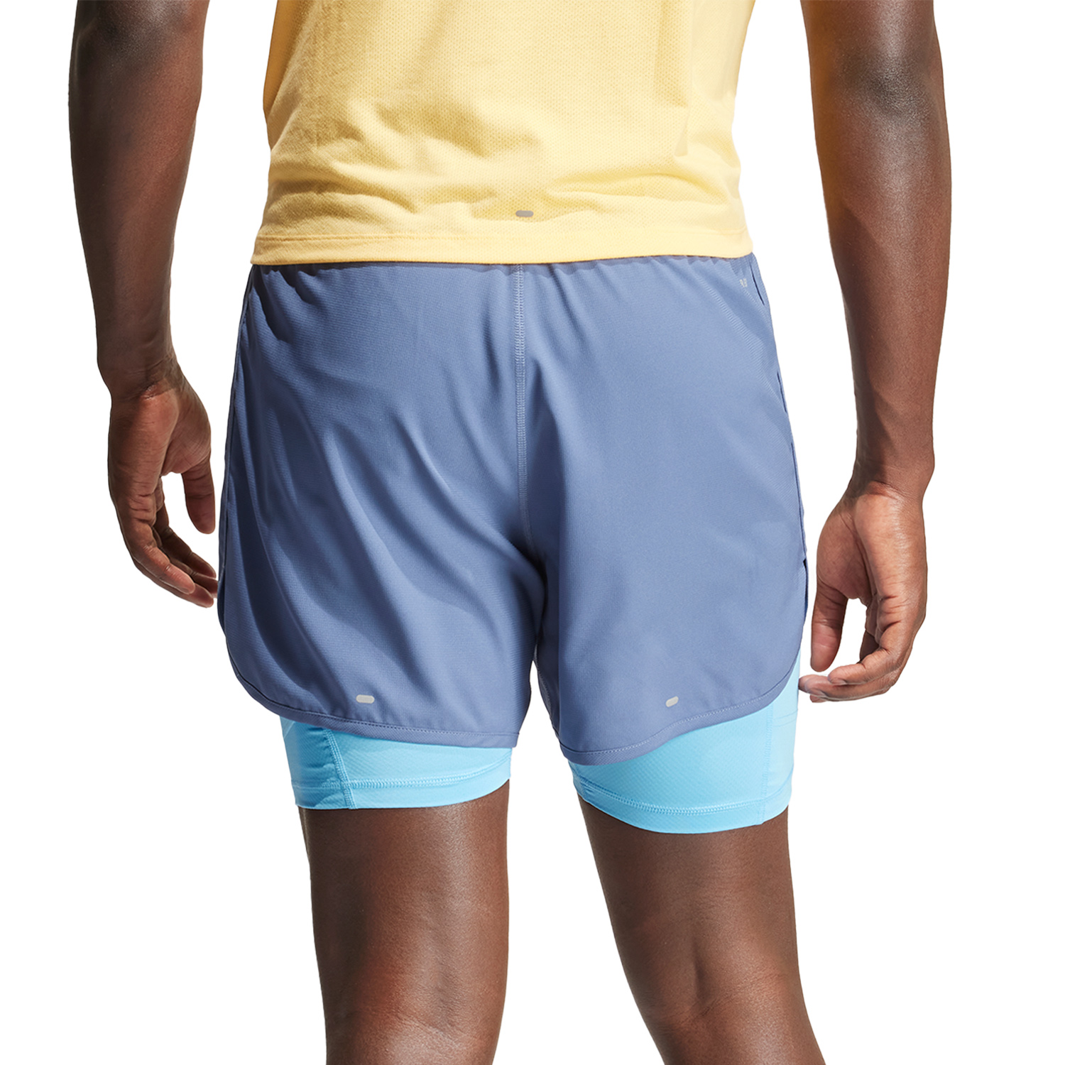 adidas Own The Run 3S 2 in 1 5in Pantaloncini Preloved Ink