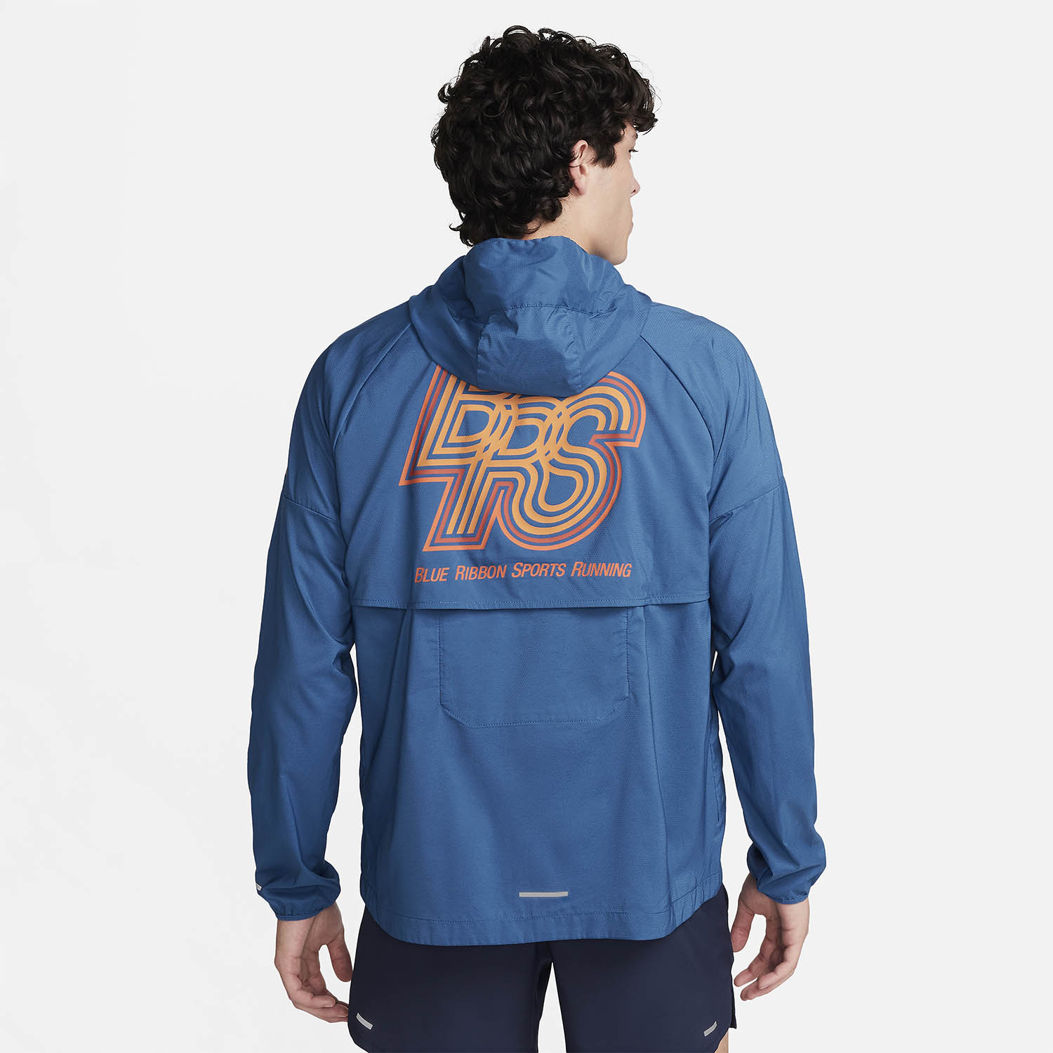 Nike Windrunner Energy Repel BRS Giacca Court Blue/Safety Orange