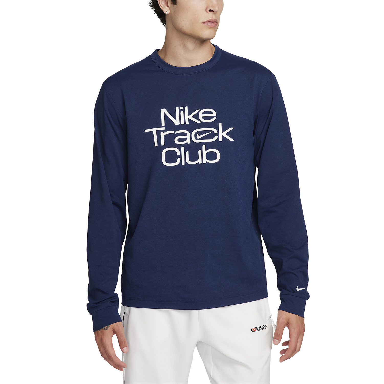 Nike Hyverse Track Club Maglia Midnight Navy/Summit White