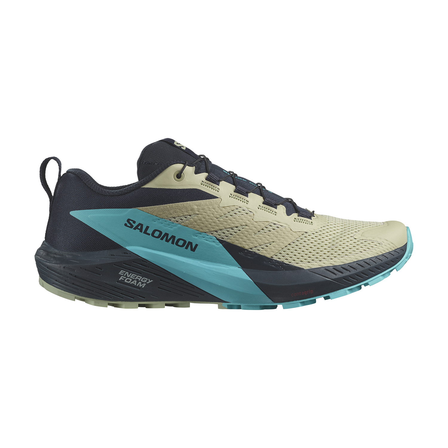 Salomon Sense Ride 5 Alfalfa/Carbon/Peacock Blue