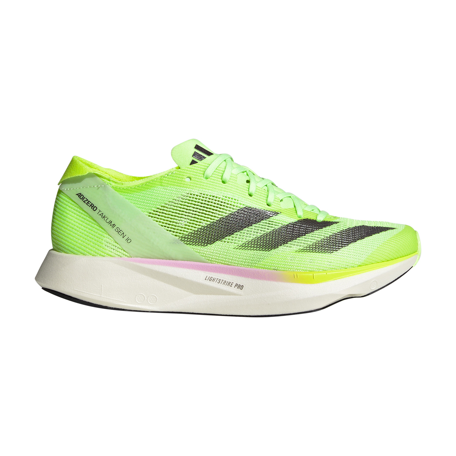adidas Adizero Takumi Sen 10 Green Spark/Aurora Met/Lucid Lemon