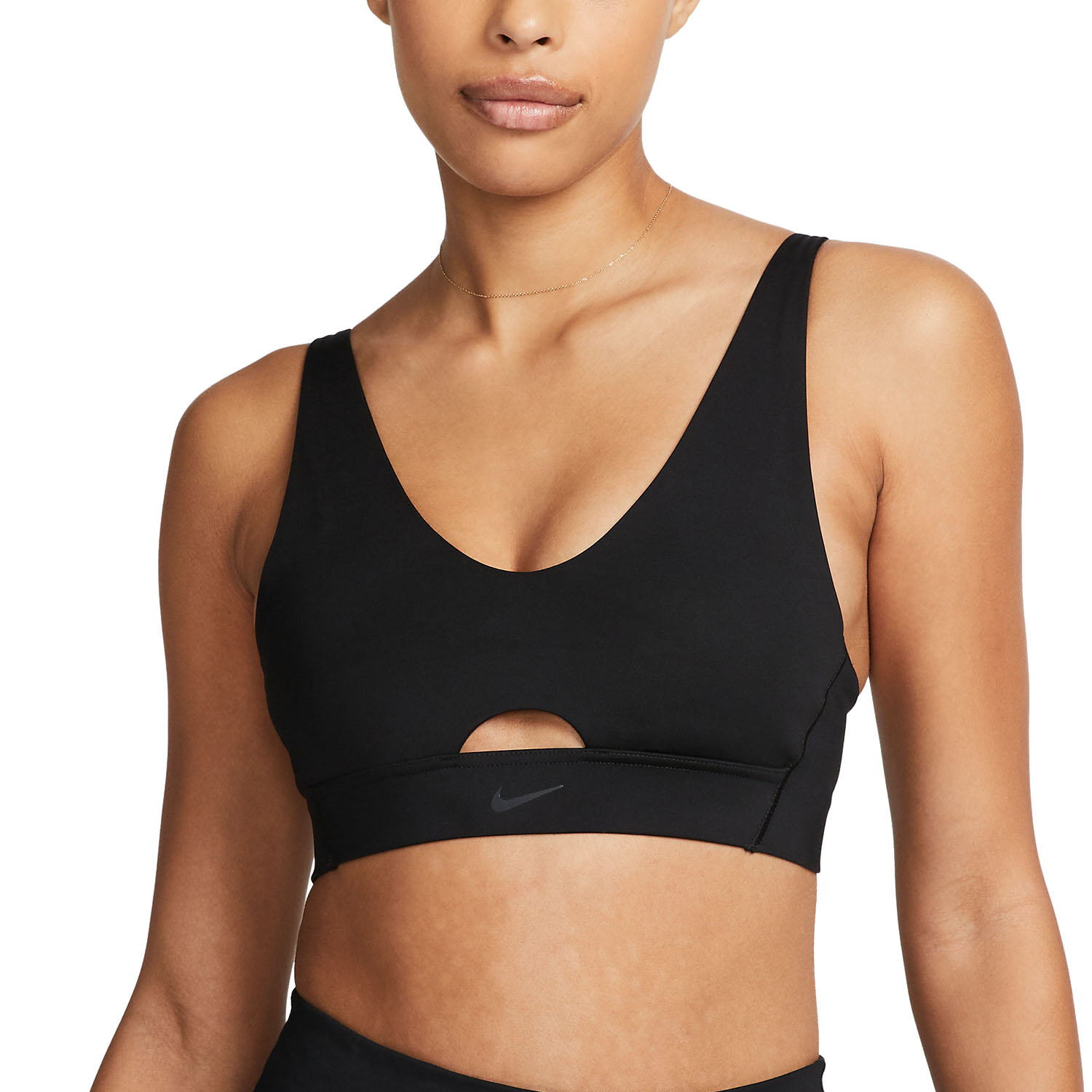 Nike Dri-FIT Indy Reggiseno Sportivo Black/Dark Smoke Grey