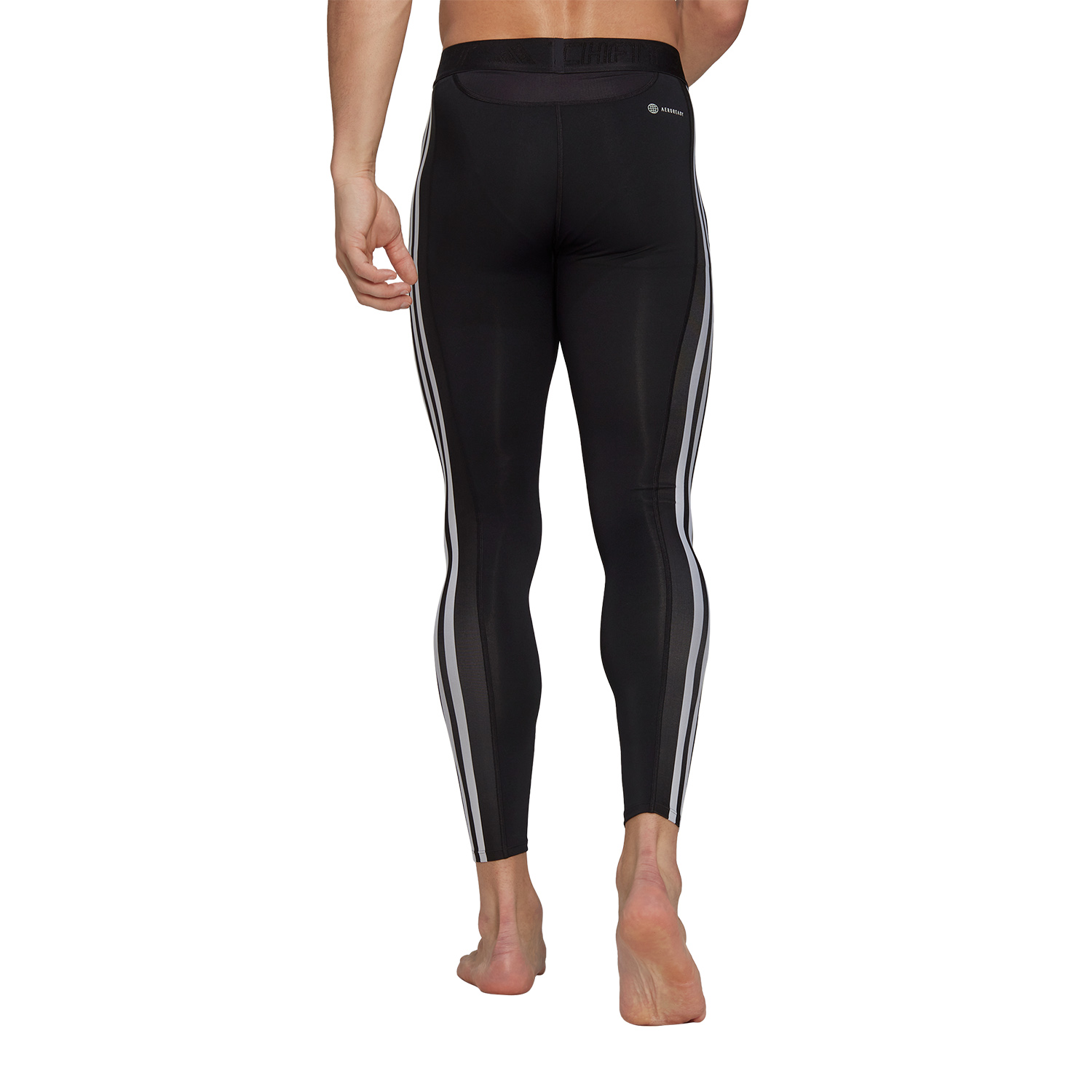 adidas 3 Stripe Calzamaglia Black