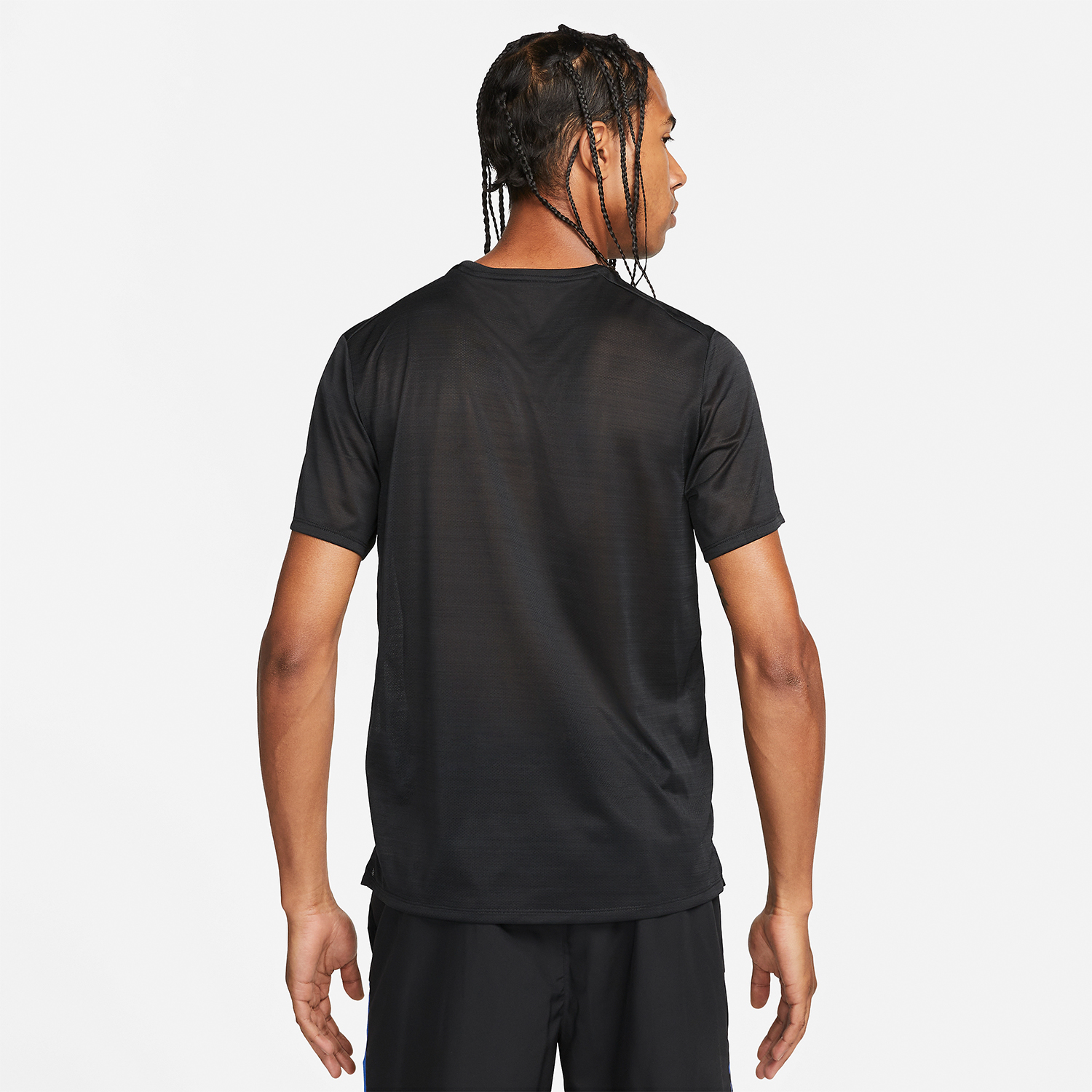Nike Dri-FIT Miler Breathe Maglietta Black/Reflective Silver