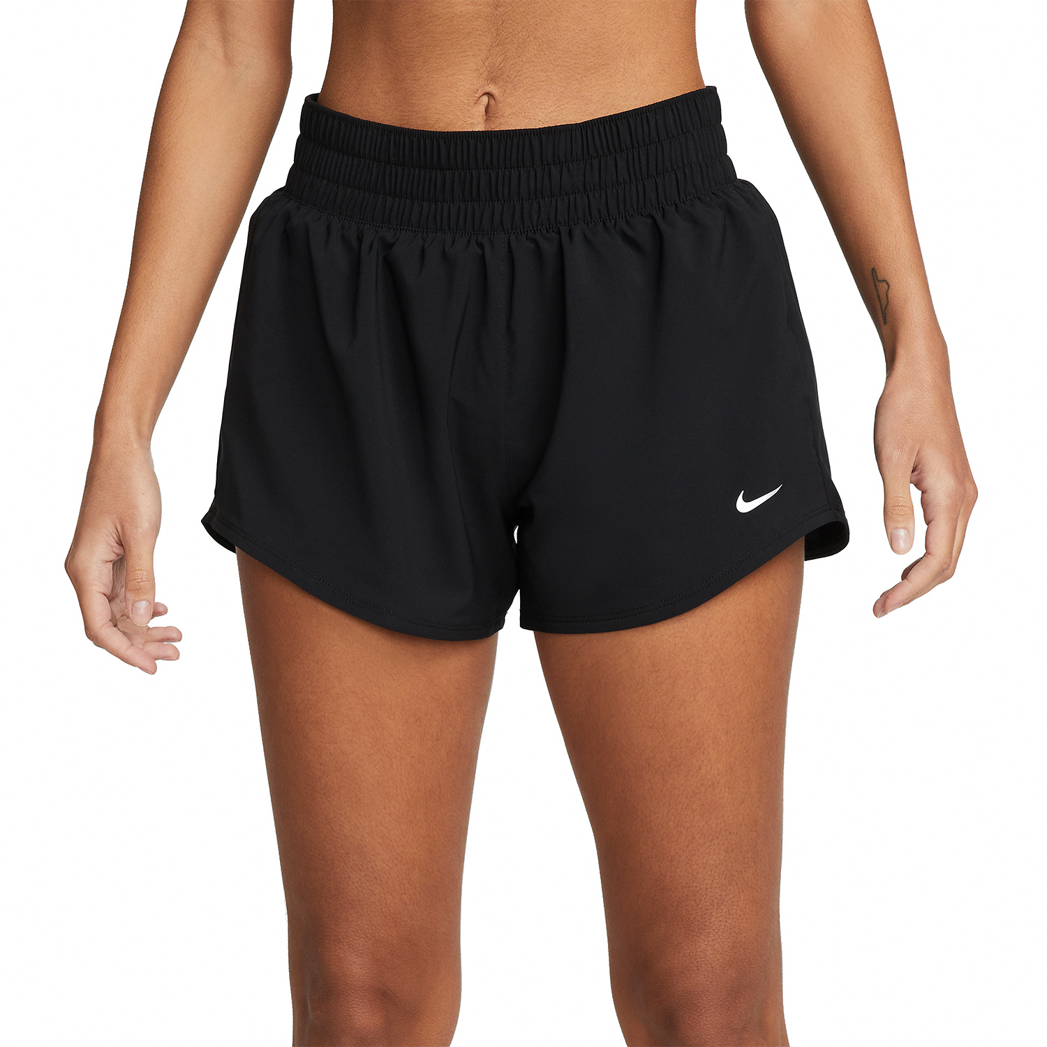 Nike Dri-FIT One 3in Pantaloncini Black/Reflective Silver