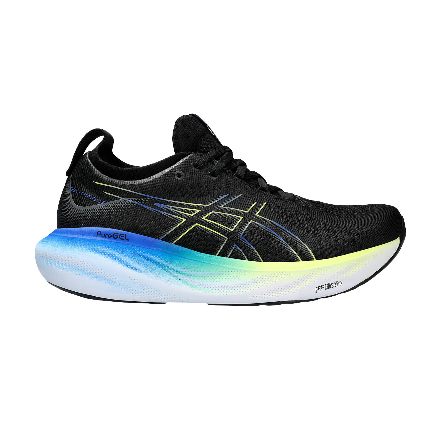 Asics Gel Nimbus 25 Black/Glow Yellow