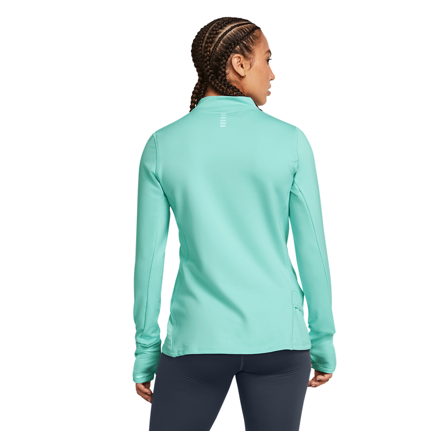 Under Armour Qualifier Cold Maglia Neo Turquoise/Reflective
