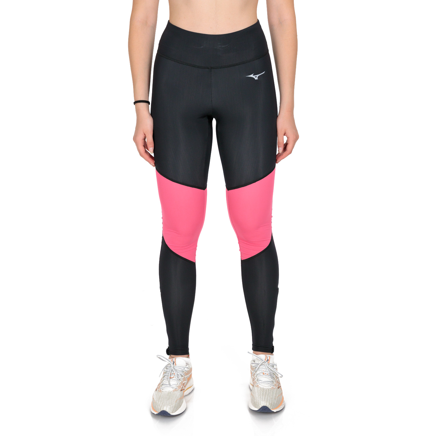 Mizuno Impulse Core Logo Tights Black/Sangria Sunset
