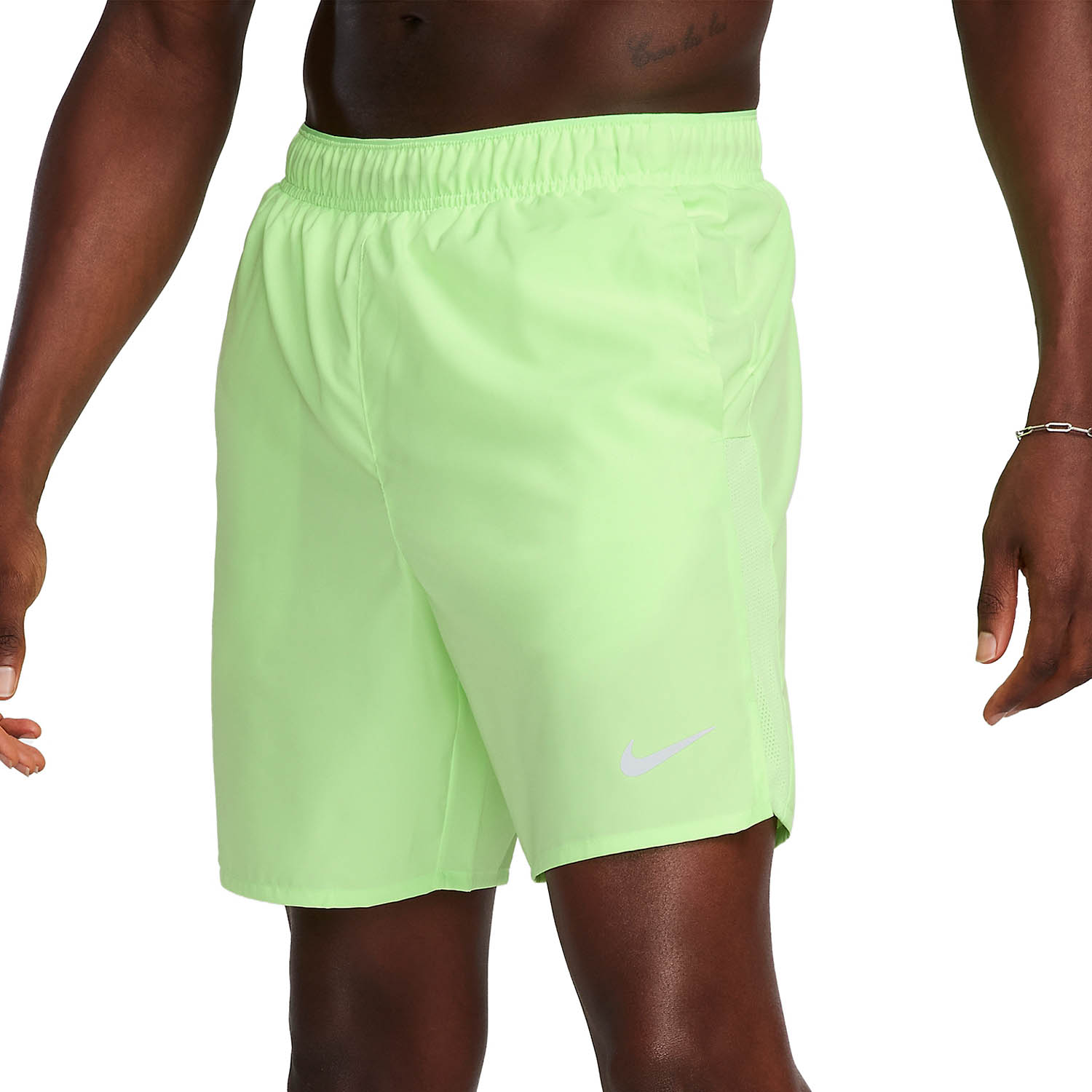 Nike Challenger Logo 7in Pantaloncini Lime Blast/Reflective Silver