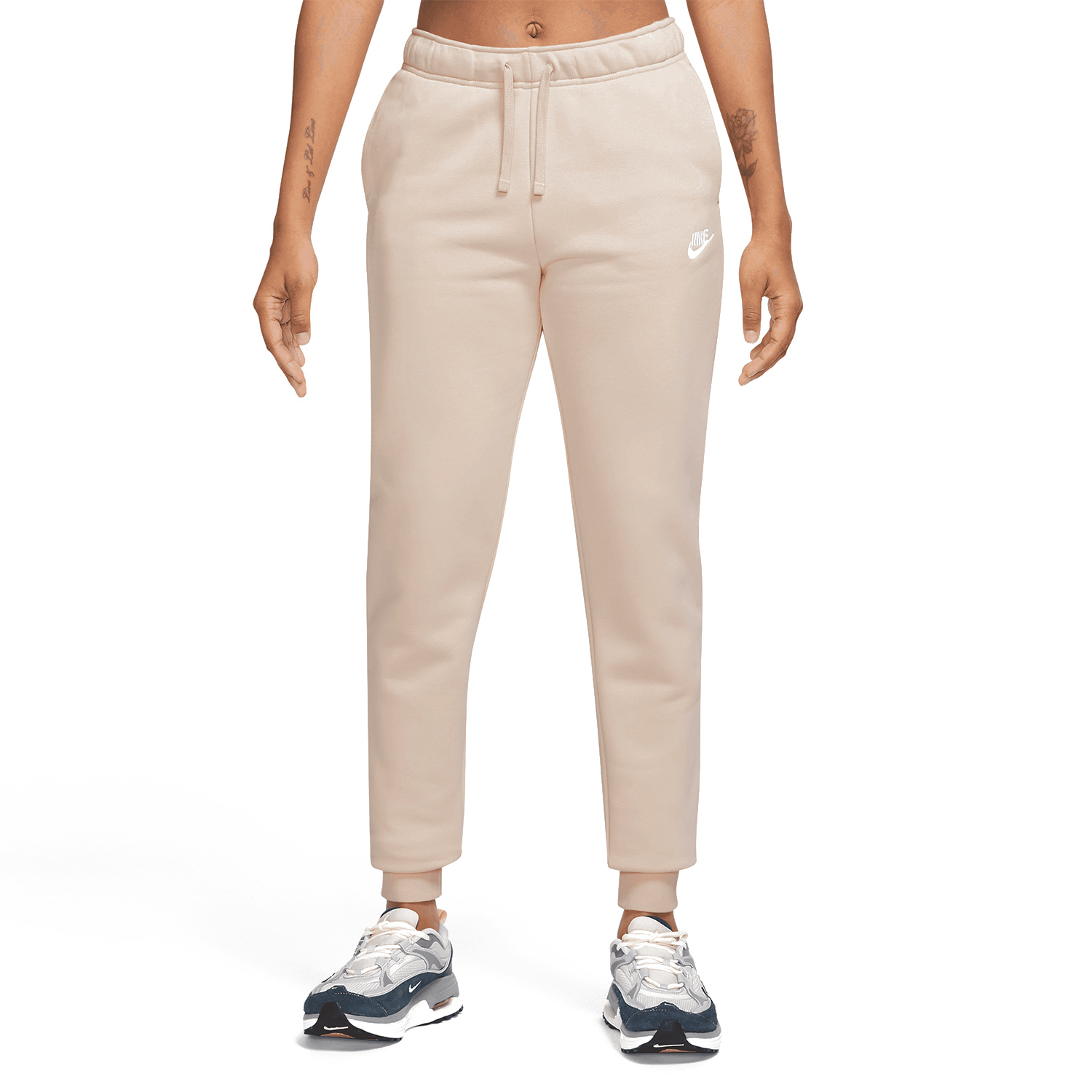 Nike Club Pantaloni Sanddrift/White