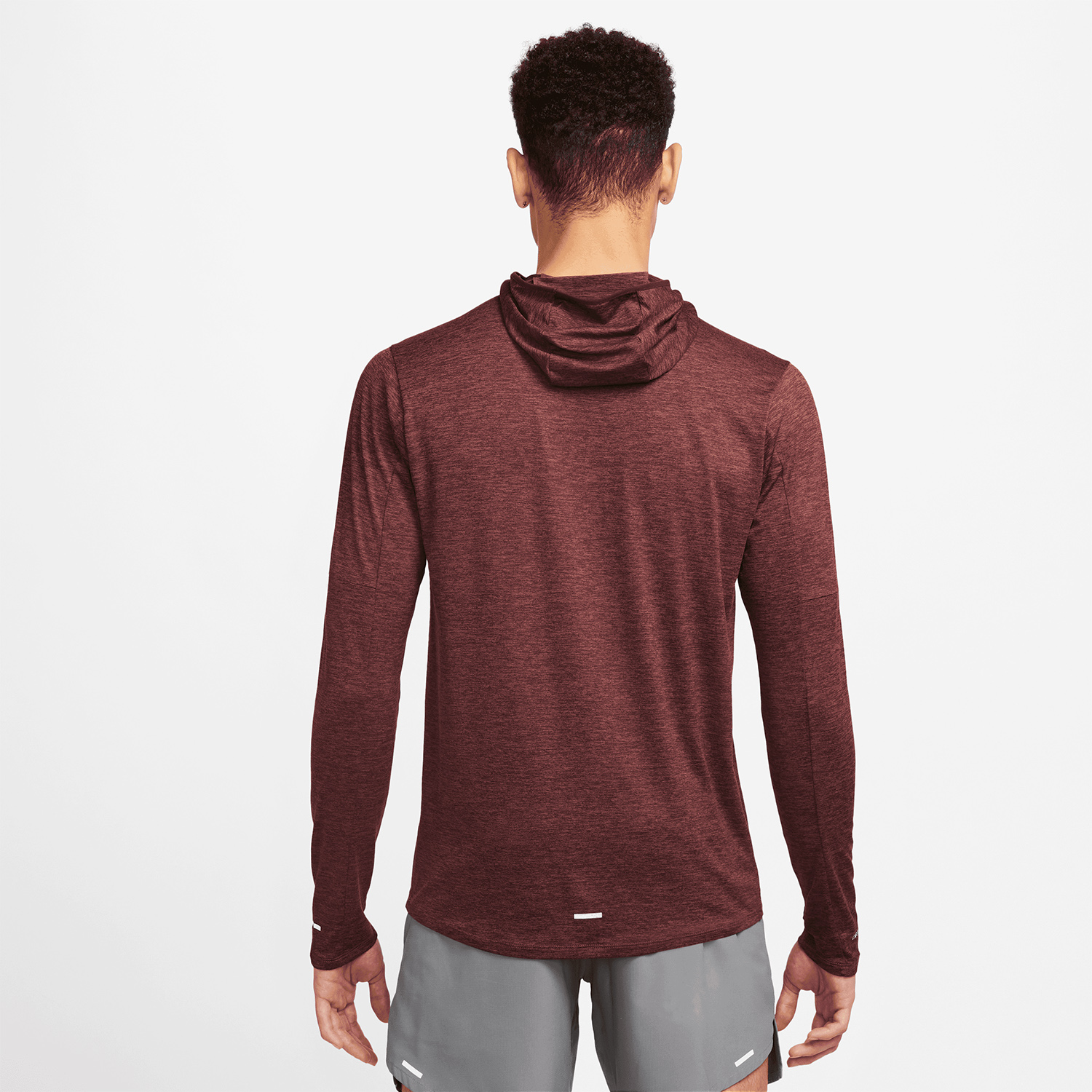 Nike Dri-FIT Element Maglia Night Maroon/Cedar/Heather/Reflective Silver