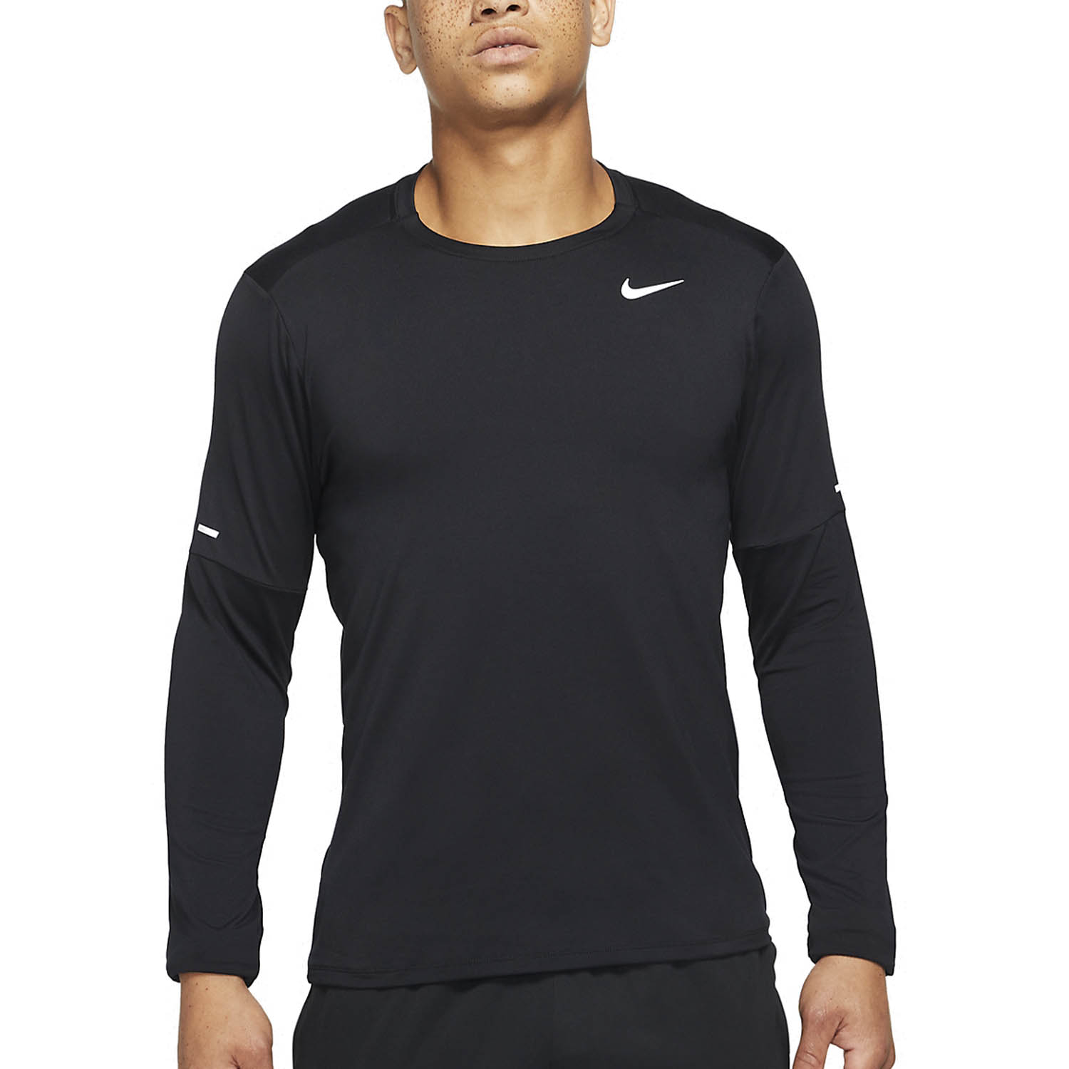 Nike Dri-FIT Element Crew Maglia Black/Reflective Silver